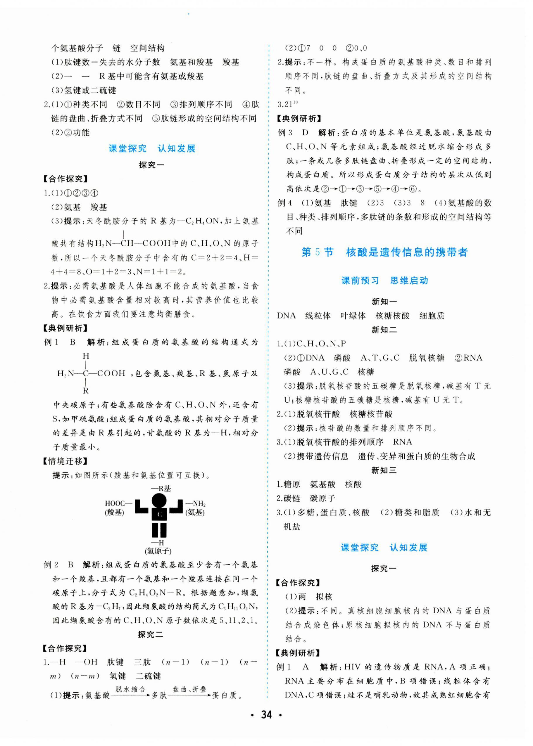 2023年金版学案高中同步辅导与检测高中生物必修1人教版 第6页