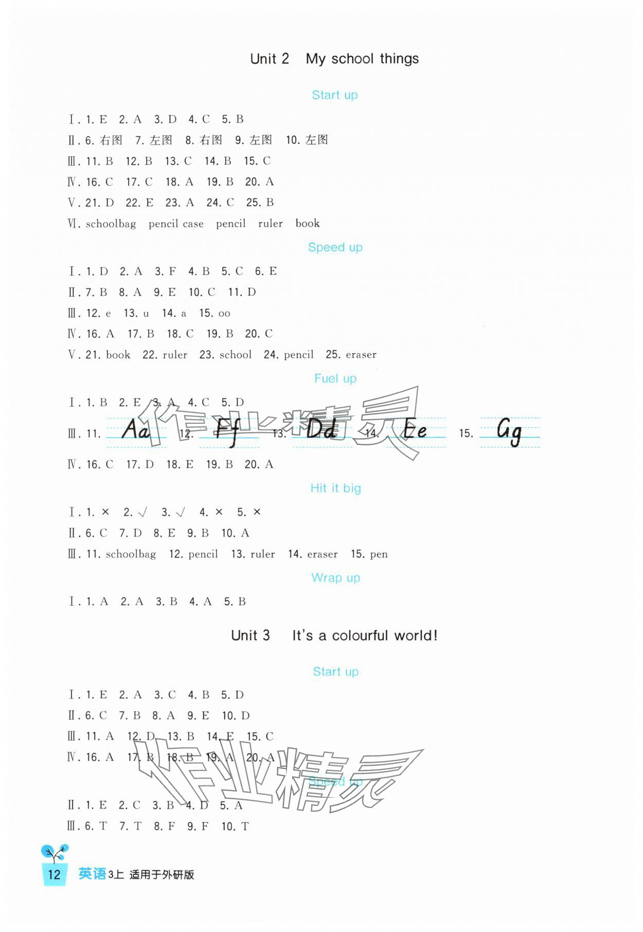 2024年學習實踐園地三年級英語上冊外研版 第2頁