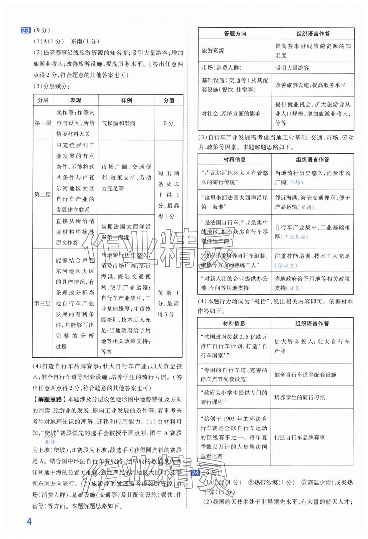 2024年金考卷45套匯編地理河南專版 第4頁