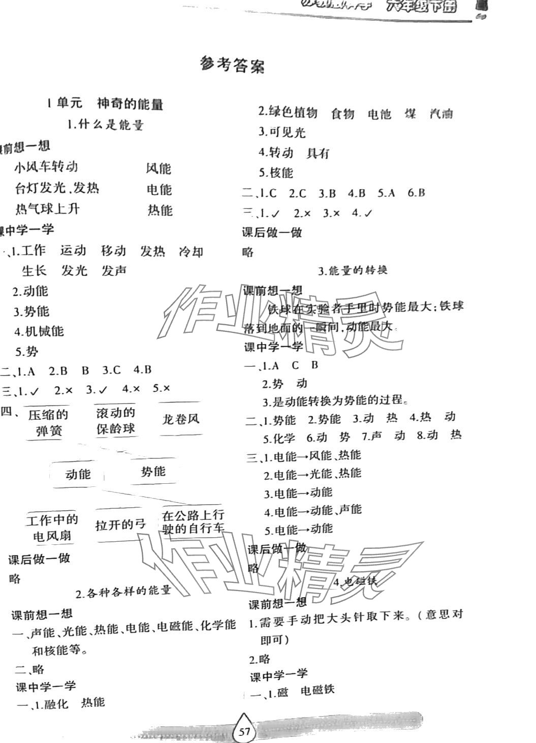 2024年新課標(biāo)兩導(dǎo)兩練高效學(xué)案六年級(jí)科學(xué)下冊(cè)蘇教版 第1頁(yè)