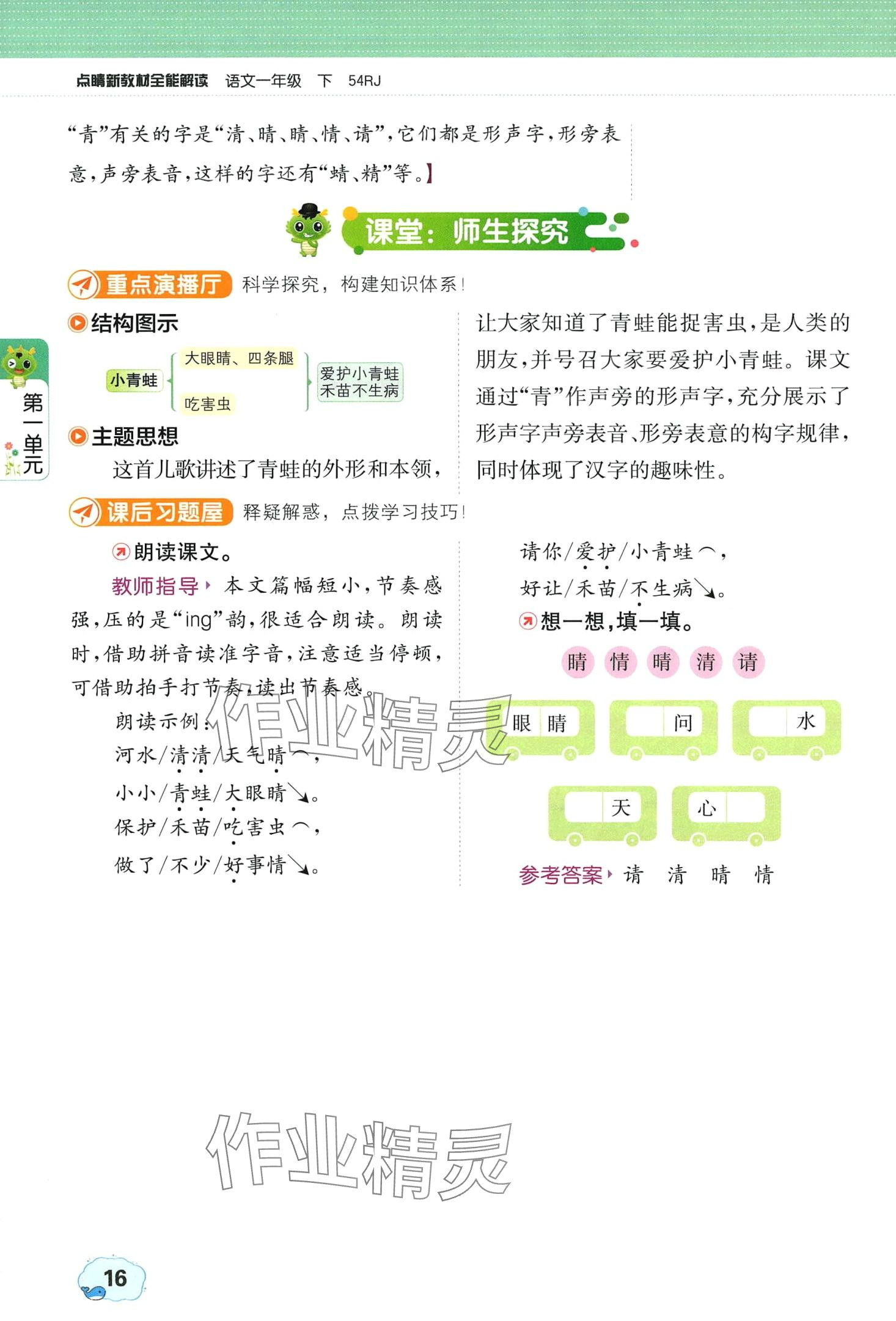 2024年教材課本一年級語文下冊人教版五四制 第16頁