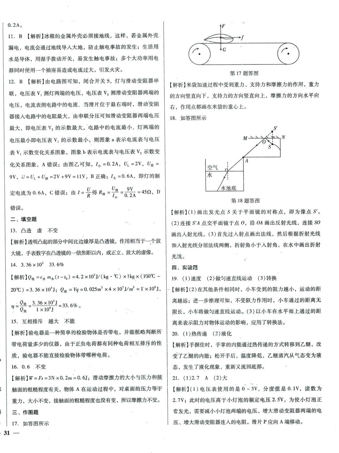 2024年庠序文化中考必備中考試題匯編物理 第6頁(yè)