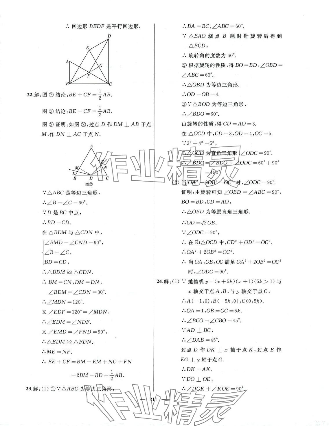 2023年誠(chéng)成教育學(xué)業(yè)評(píng)價(jià)九年級(jí)數(shù)學(xué)全一冊(cè)人教版 第11頁(yè)