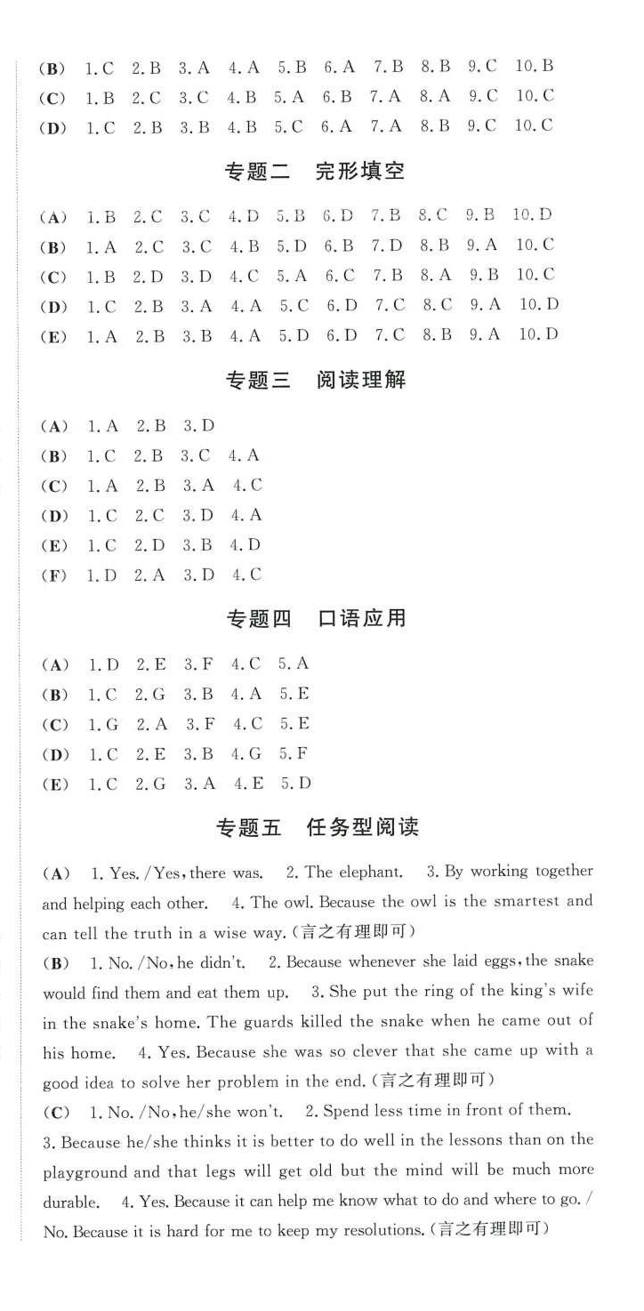 2024年啟航學(xué)期總動(dòng)員八年級(jí)英語人教版 第3頁