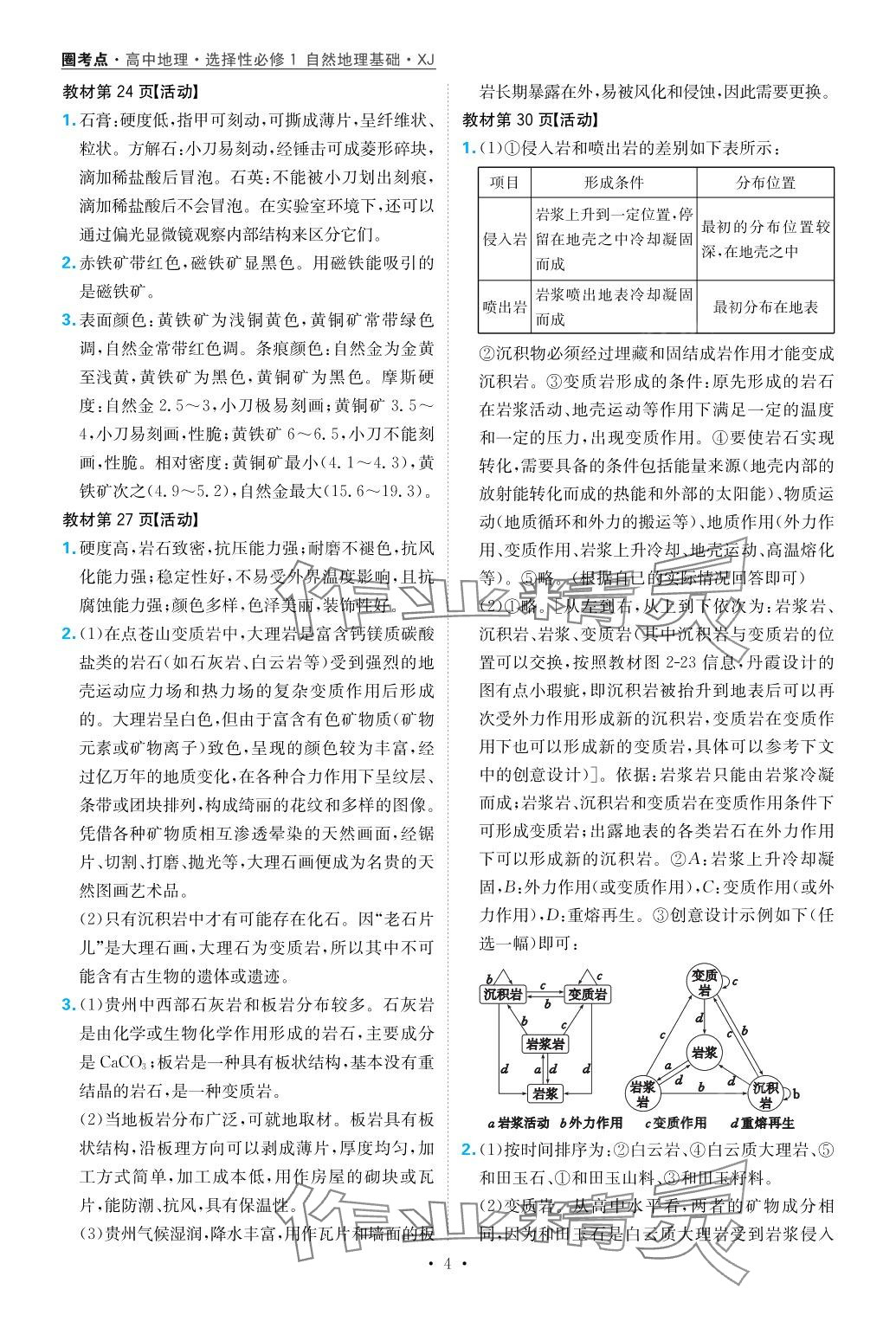 2024年教材课本高中地理选择性必修1湘教版 第4页