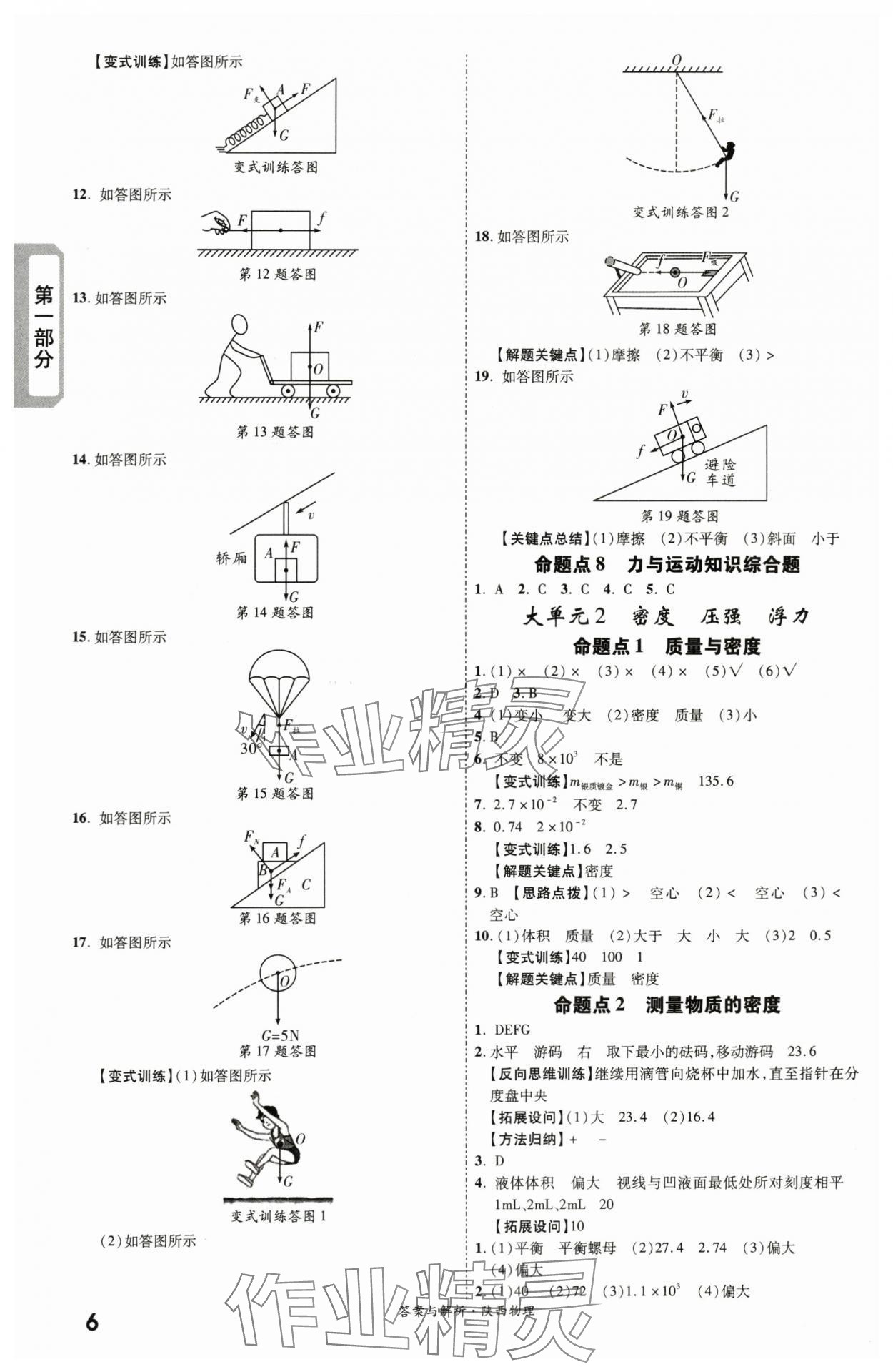 2024年一战成名考前新方案物理陕西专版 第6页