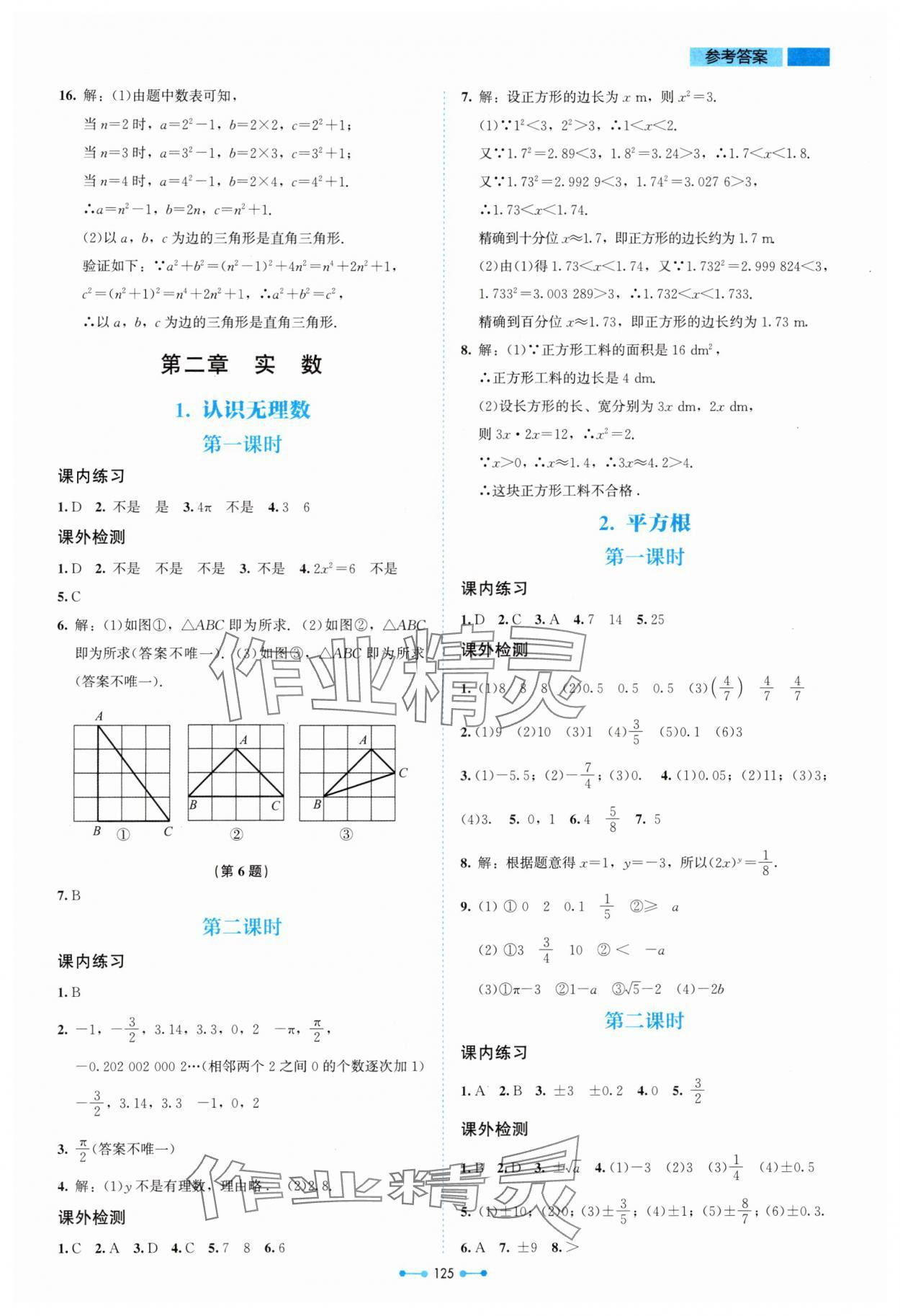 2024年伴你学北京师范大学出版社八年级数学上册北师大版 第3页