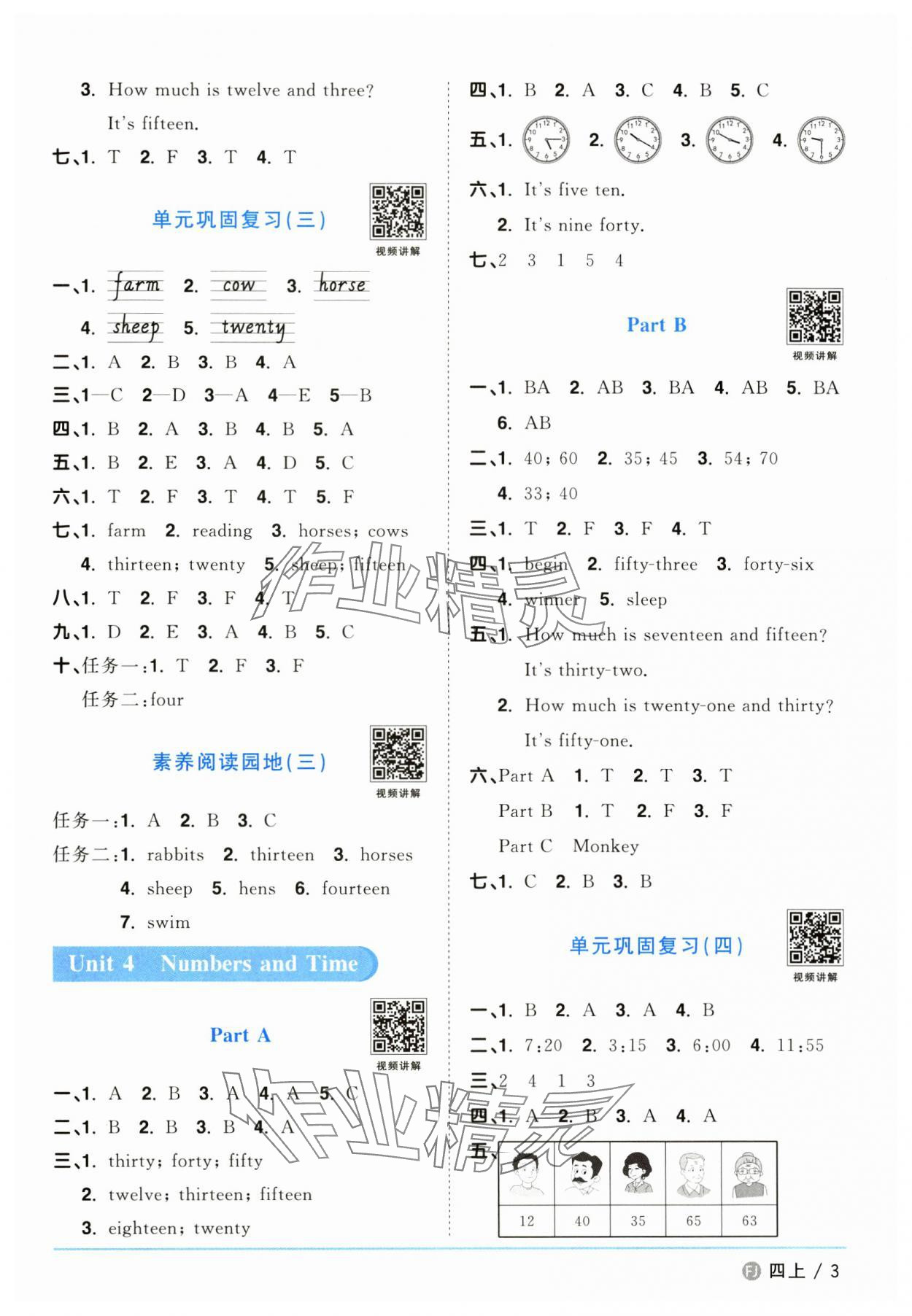 2024年陽(yáng)光同學(xué)課時(shí)優(yōu)化作業(yè)四年級(jí)英語(yǔ)上冊(cè)福建教育版 第3頁(yè)