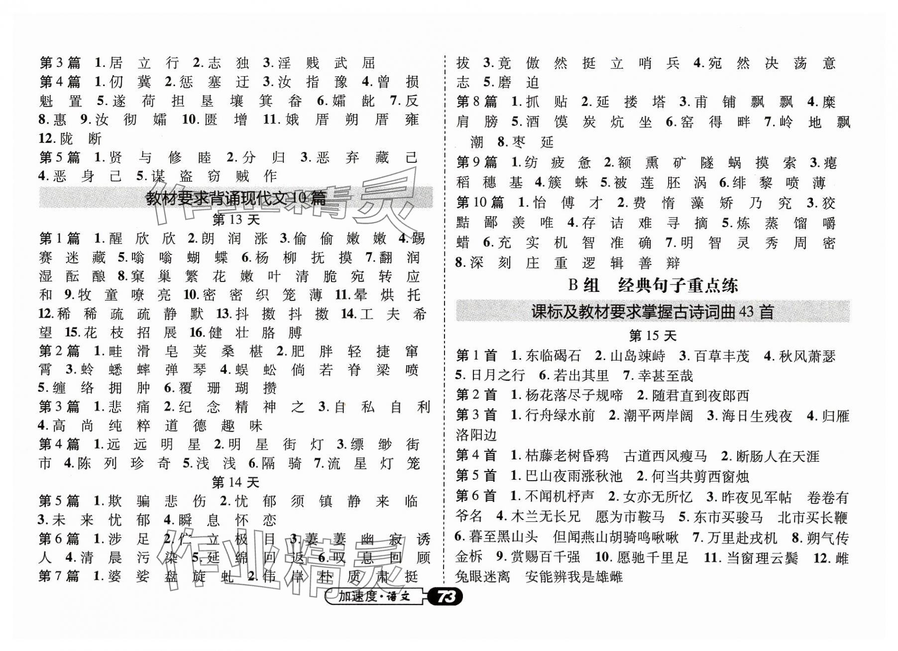 2024年卓文書(shū)業(yè)加速度語(yǔ)文青海專(zhuān)版 參考答案第5頁(yè)