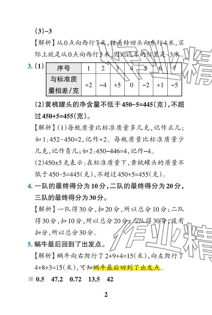 2024年小學(xué)學(xué)霸作業(yè)本五年級(jí)數(shù)學(xué)下冊(cè)青島版山東專版 參考答案第4頁(yè)