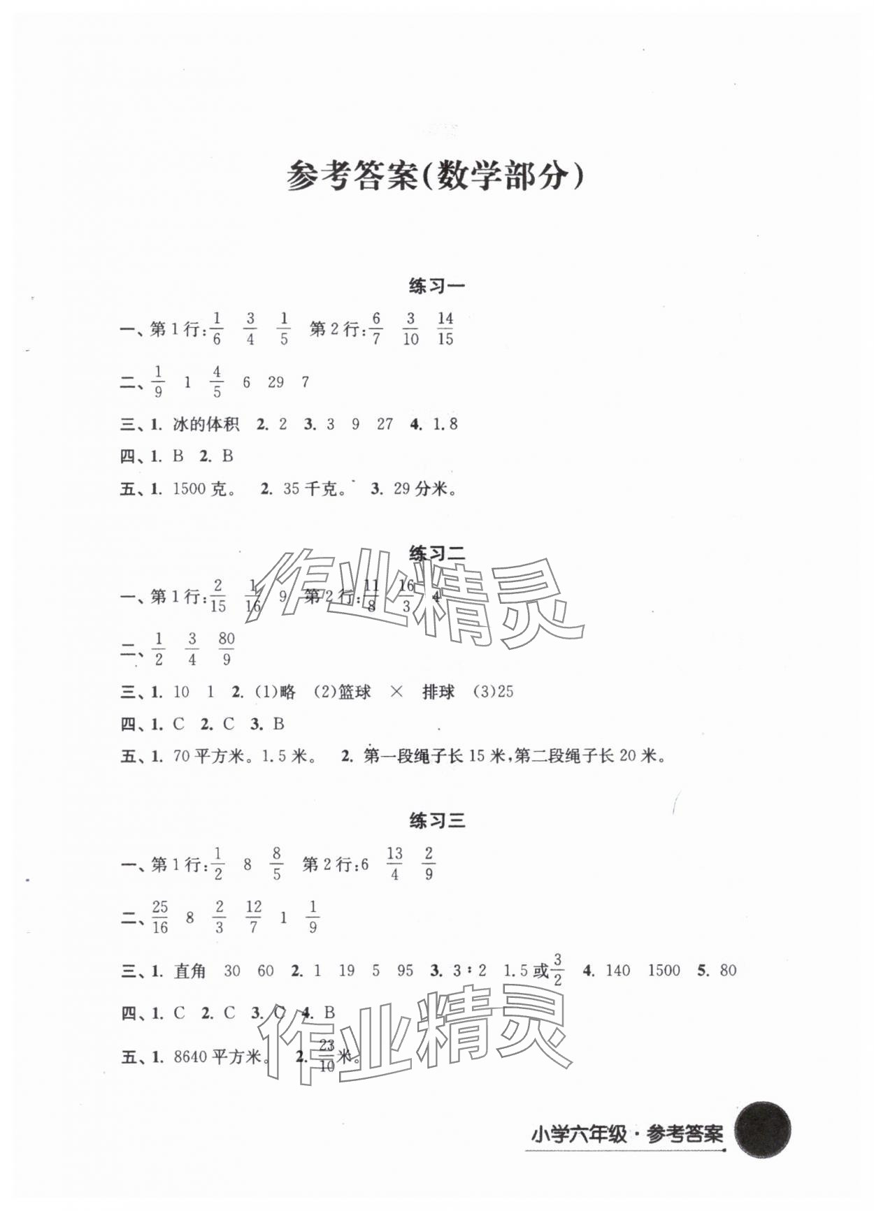 2024年寒假學(xué)習(xí)生活譯林出版社六年級(jí)數(shù)學(xué) 第1頁(yè)