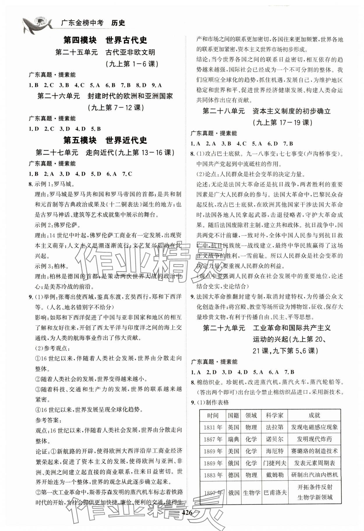2024年世纪金榜金榜中考历史深圳专版 第5页
