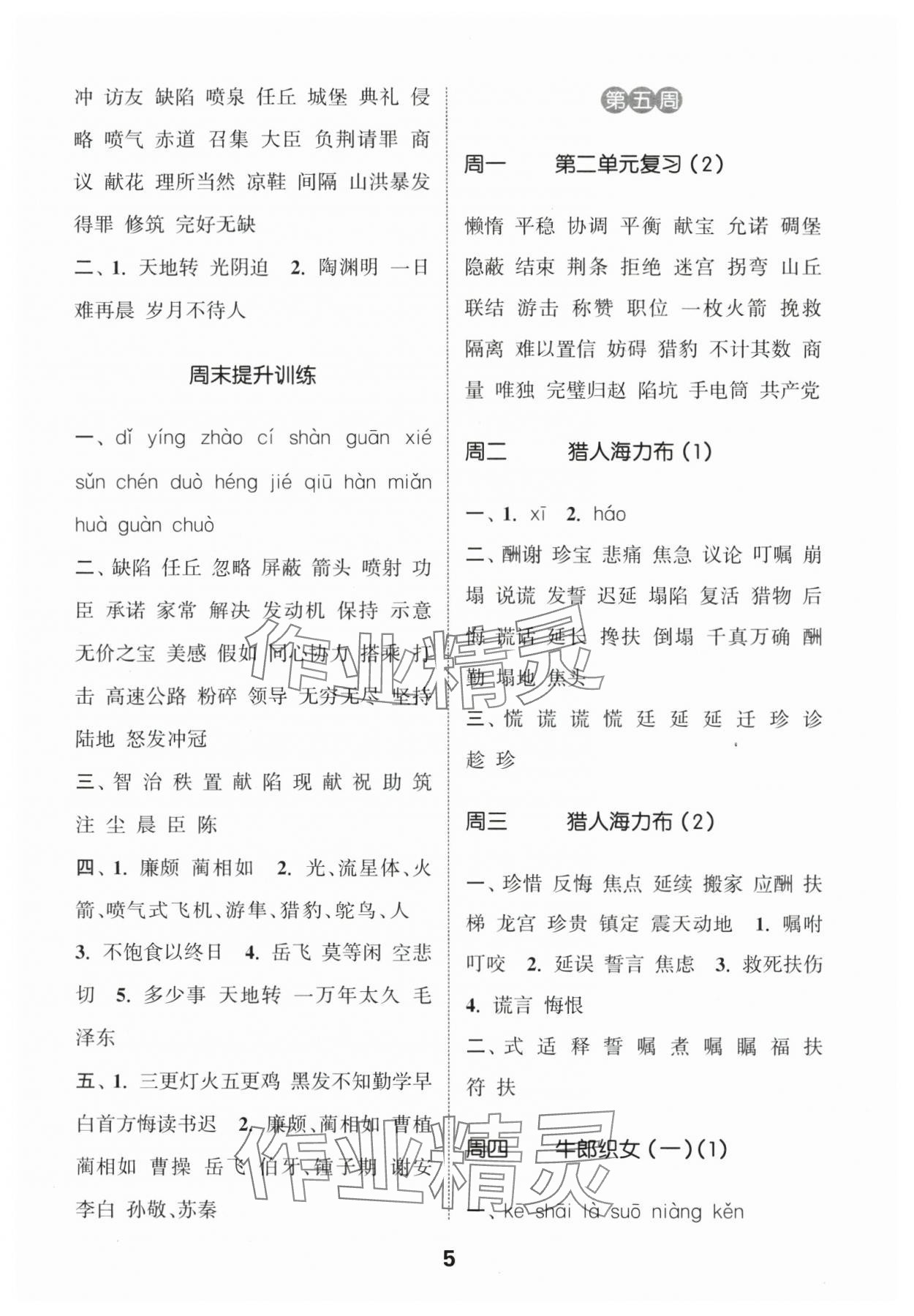 2024年通城學(xué)典默寫(xiě)能手五年級(jí)語(yǔ)文上冊(cè)人教版江蘇專(zhuān)用 第5頁(yè)