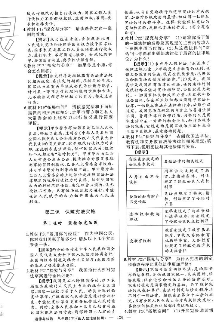 2024年原創(chuàng)新課堂八年級(jí)道德與法治下冊(cè)人教版 第2頁(yè)