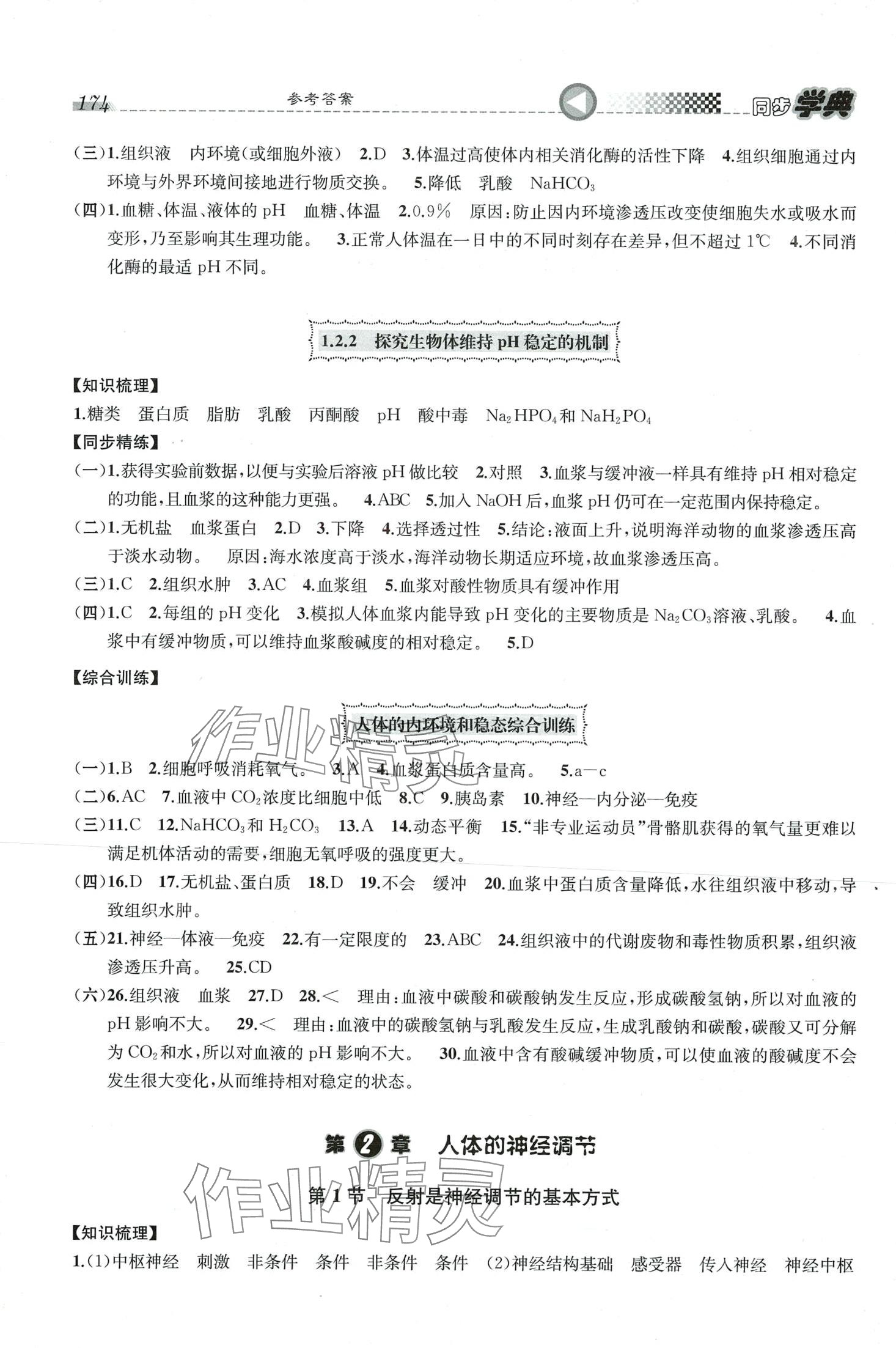 2024年惠宇文化同步学典高中生物选择性必修1沪教版 第2页