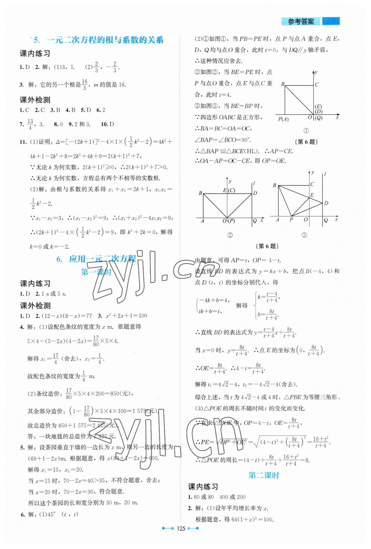 2023年伴你学北京师范大学出版社九年级数学上册北师大版 第9页