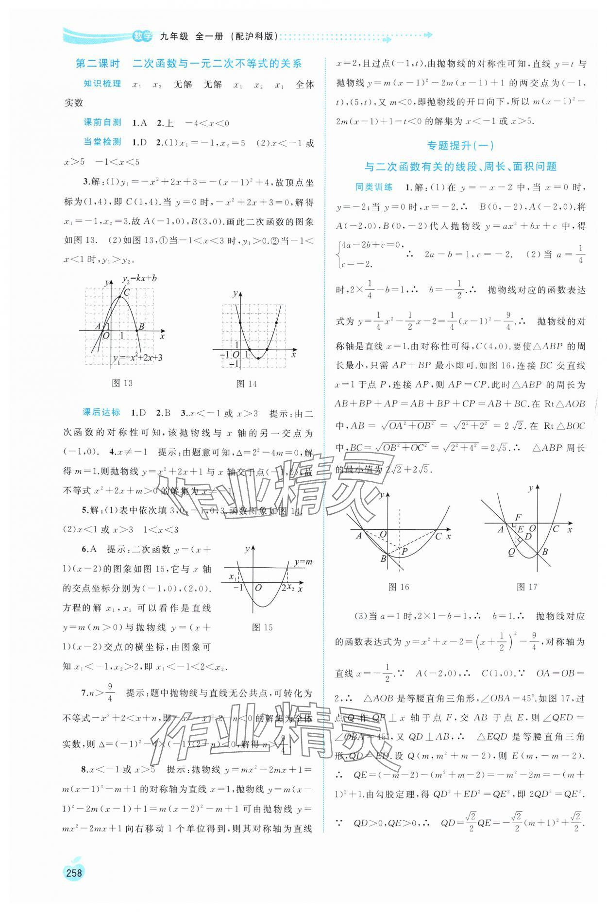 2024年新課程學(xué)習(xí)與測評同步學(xué)習(xí)九年級數(shù)學(xué)全一冊滬科版 第6頁