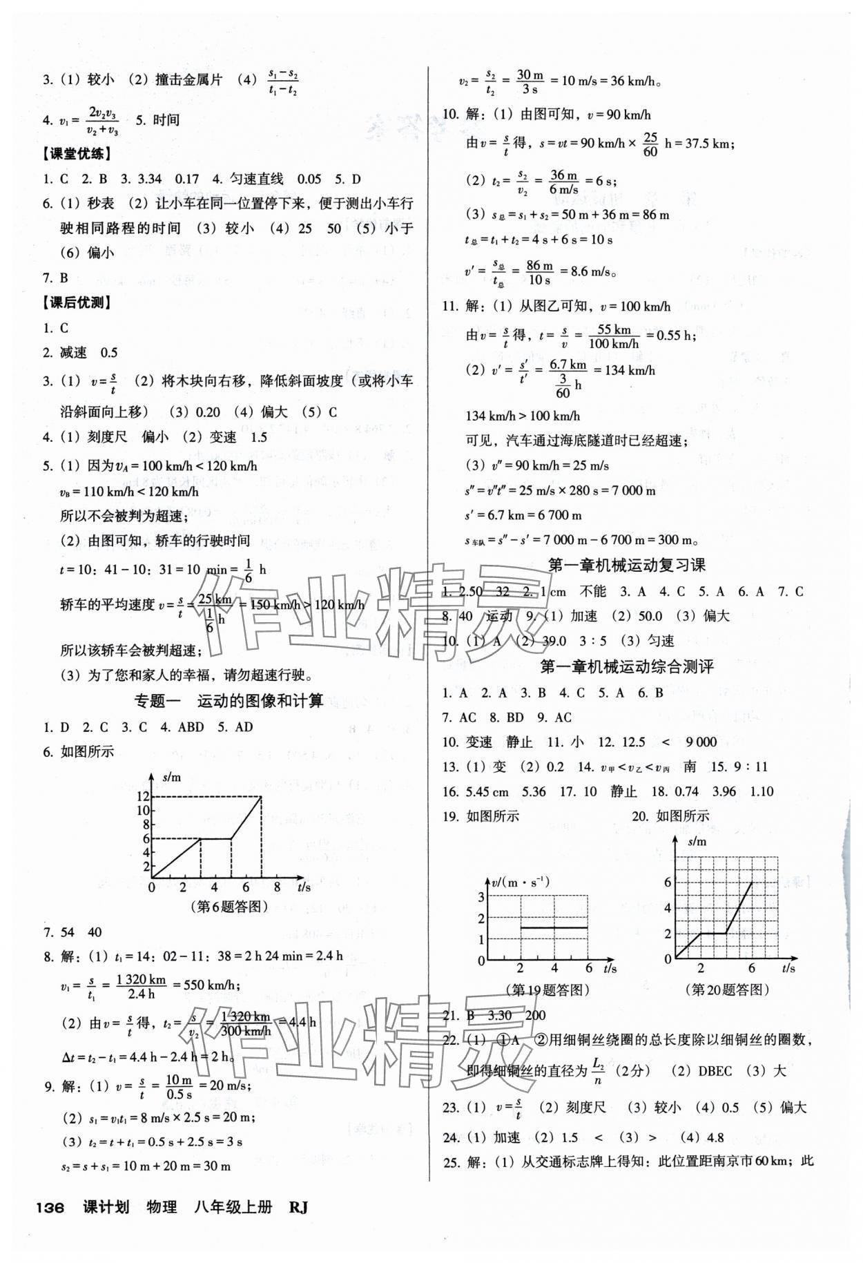 2024年全優(yōu)點(diǎn)練課計(jì)劃八年級(jí)物理上冊(cè)人教版 第2頁(yè)