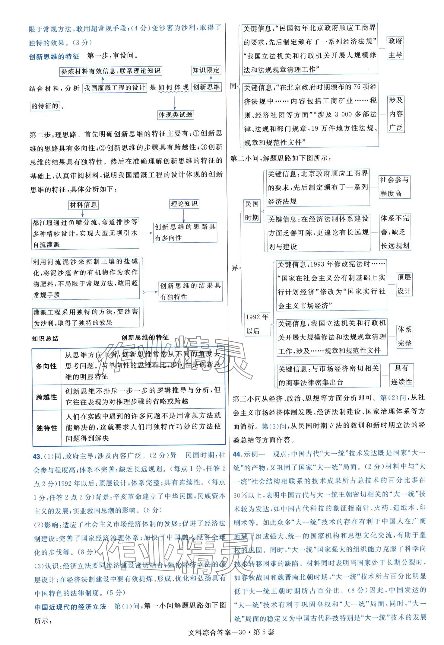 2024年金考卷45套汇编高中文综通用版 第32页