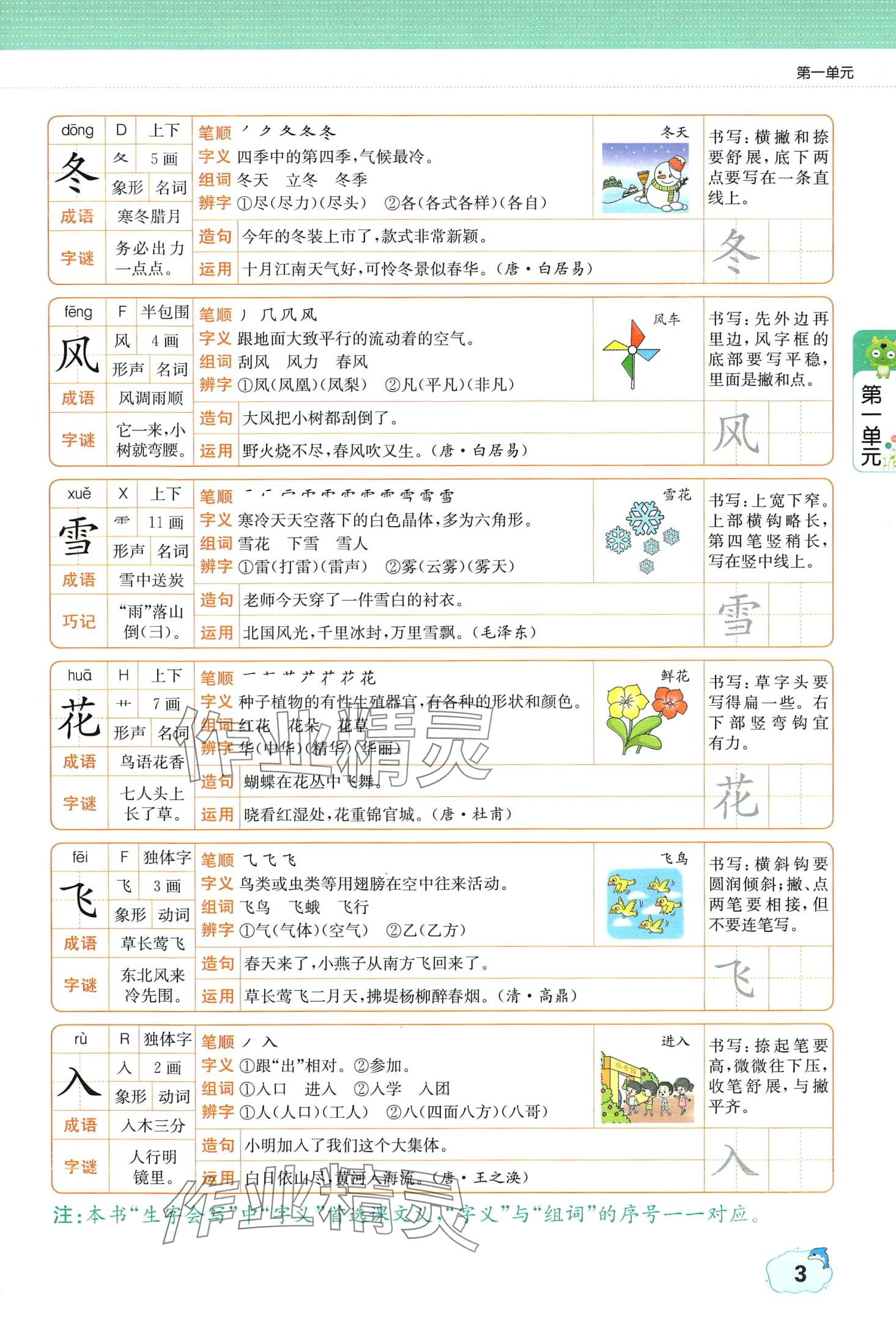 2024年教材课本一年级语文下册人教版五四制 第3页