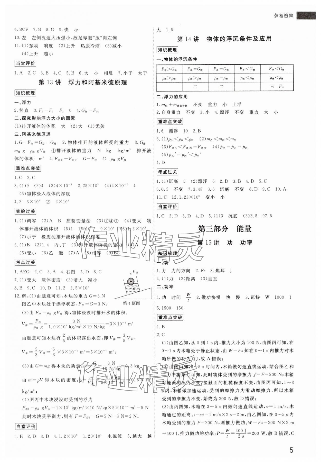 2024年導(dǎo)思學(xué)案物理中考深圳專版 第5頁