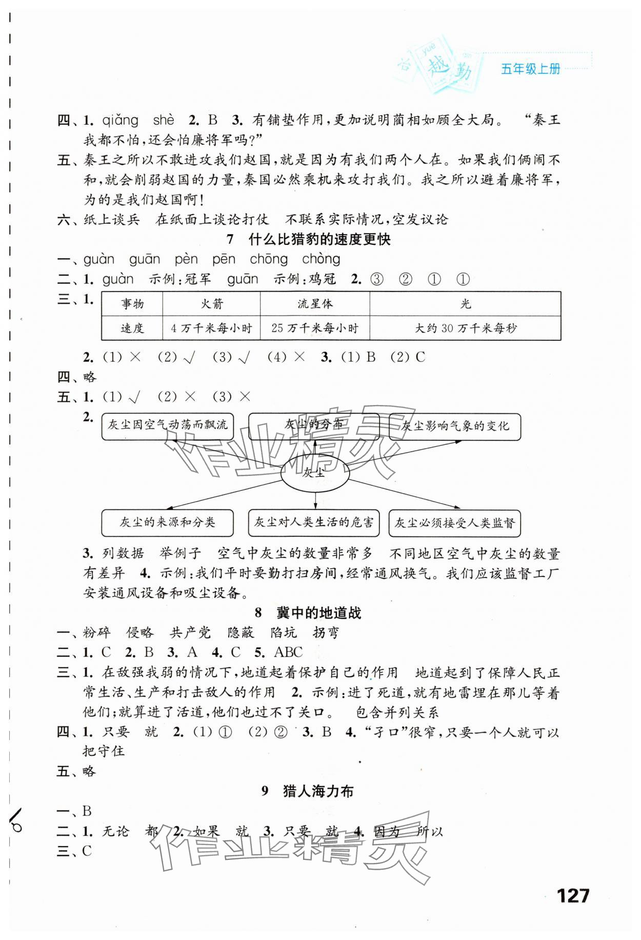 2023年练习与测试五年级语文上册人教版陕西专版 第3页