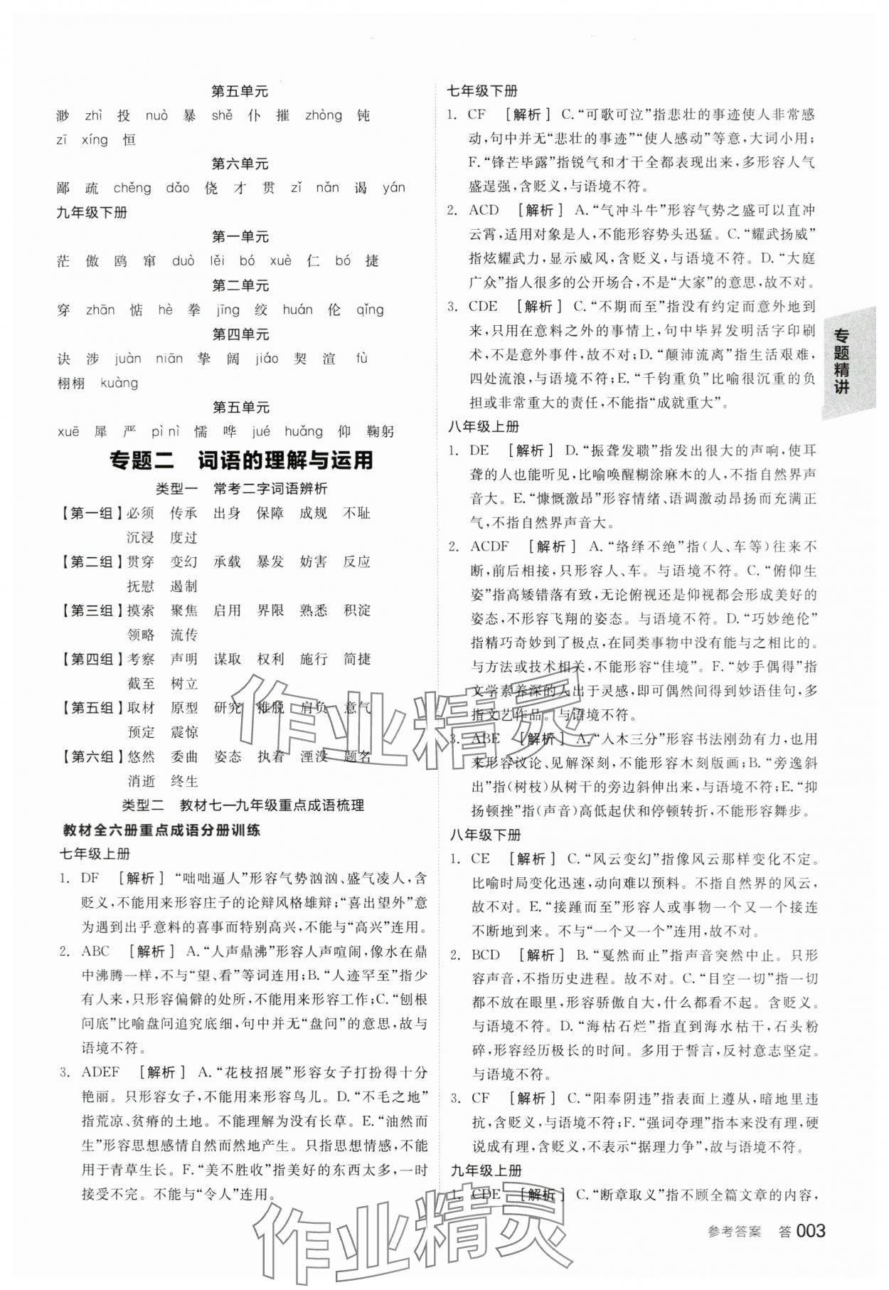 2024年全品中考复习方案语文江苏专版 第2页