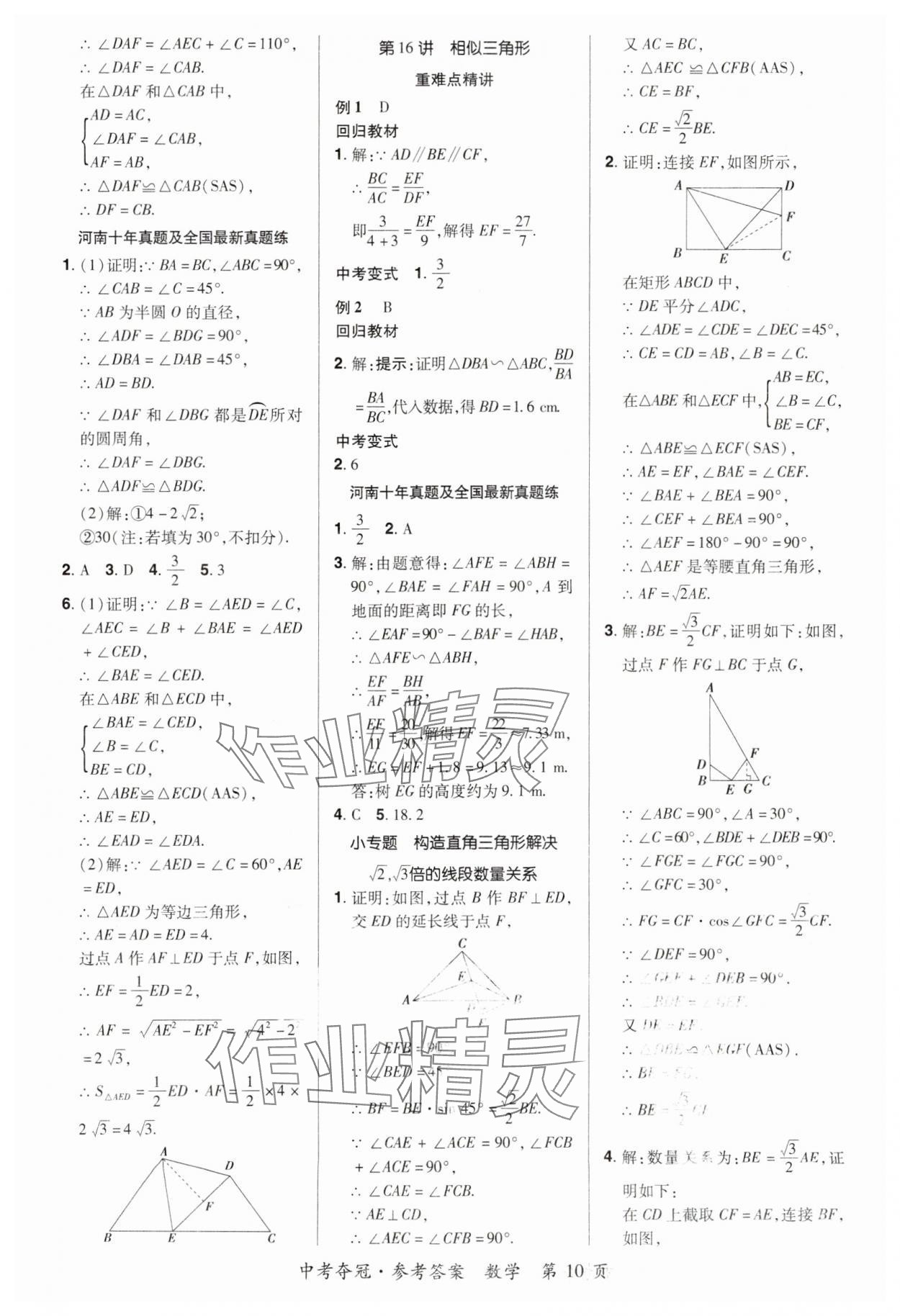 2024年国华教育中考夺冠数学河南专版 第12页