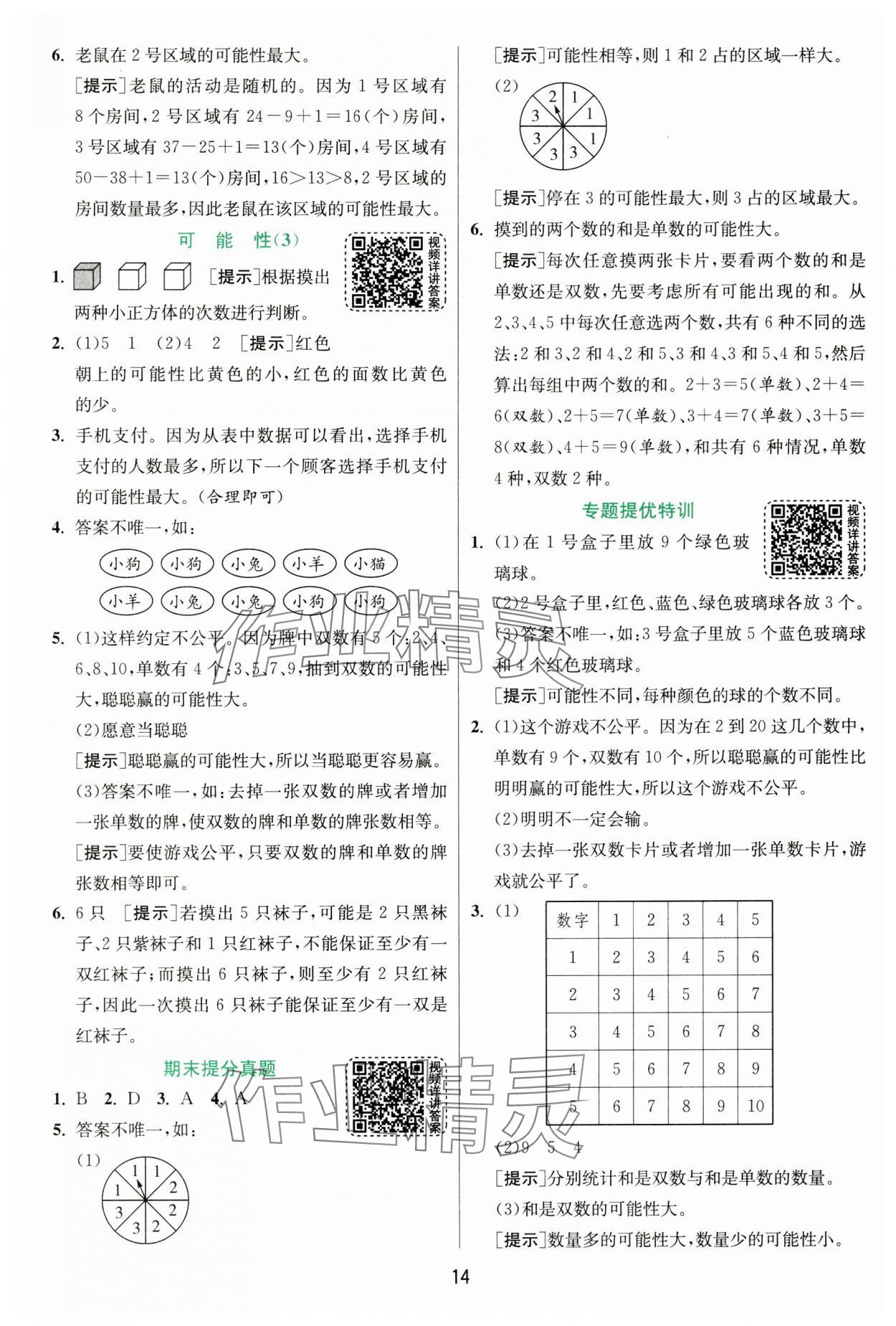 2024年實驗班提優(yōu)訓(xùn)練五年級數(shù)學(xué)上冊人教版 第14頁