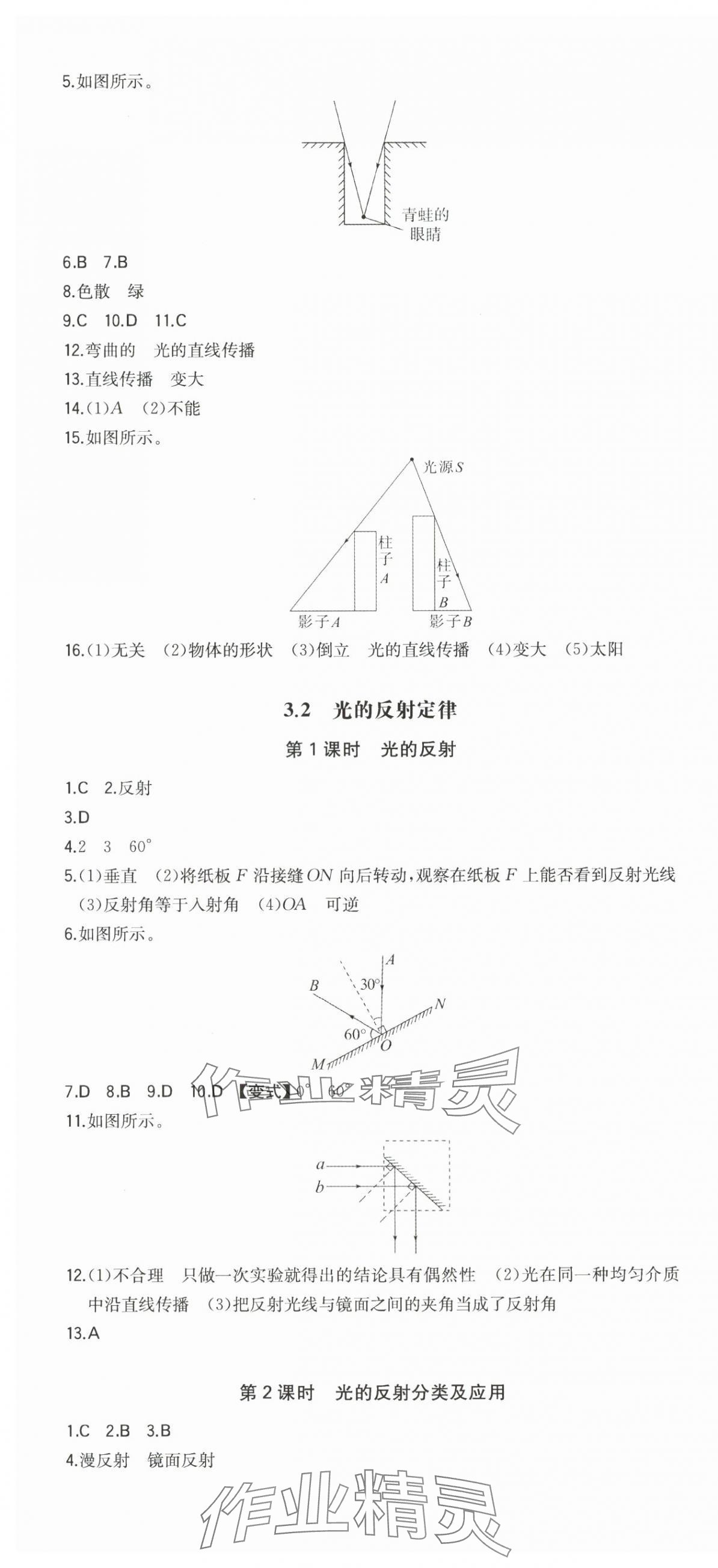 2024年一本初中同步一本訓(xùn)練方案八年級(jí)物理上冊(cè)滬粵版 第4頁(yè)