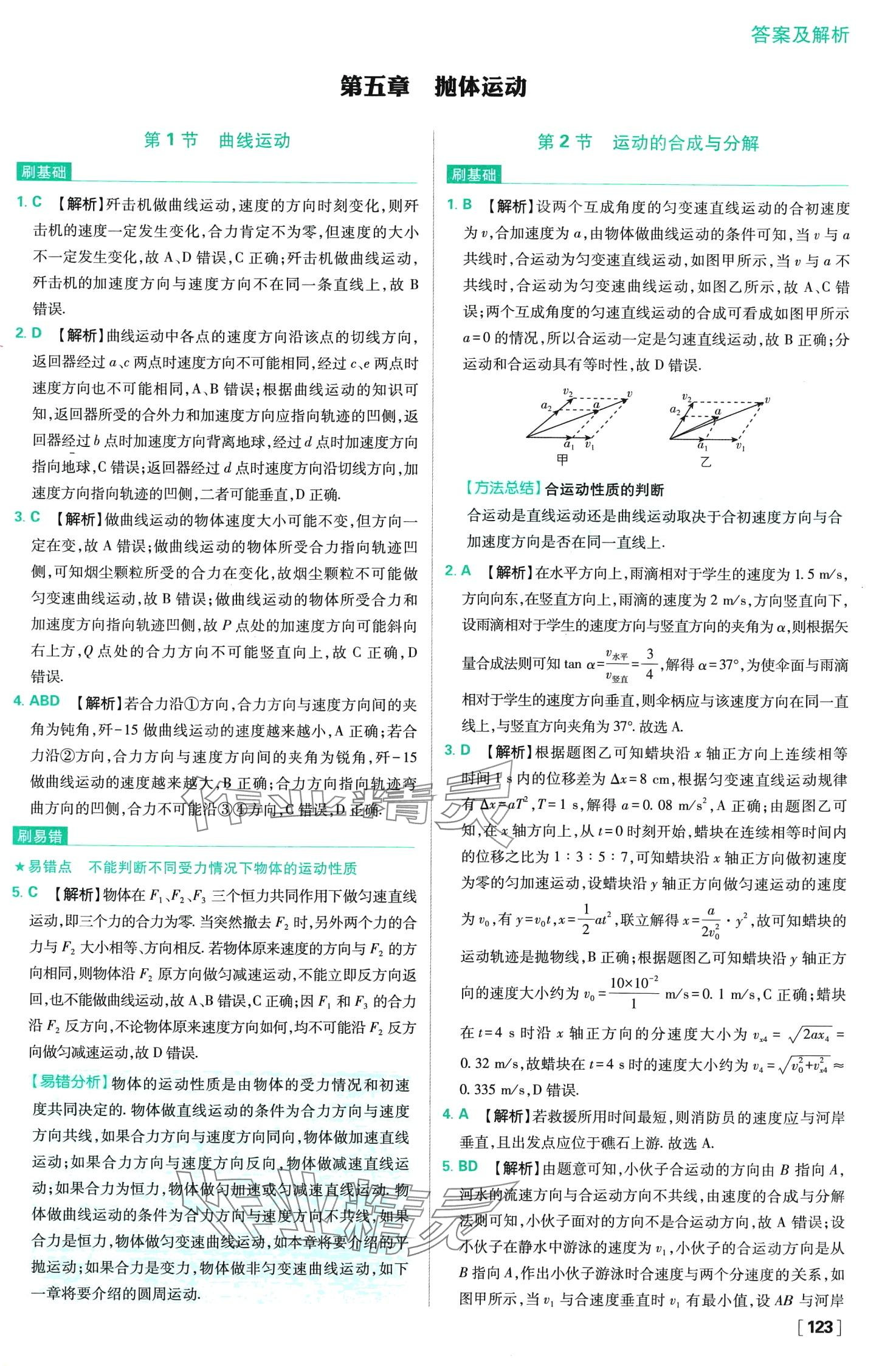 2024年高中必刷题高中物理必修第二册人教版 第2页