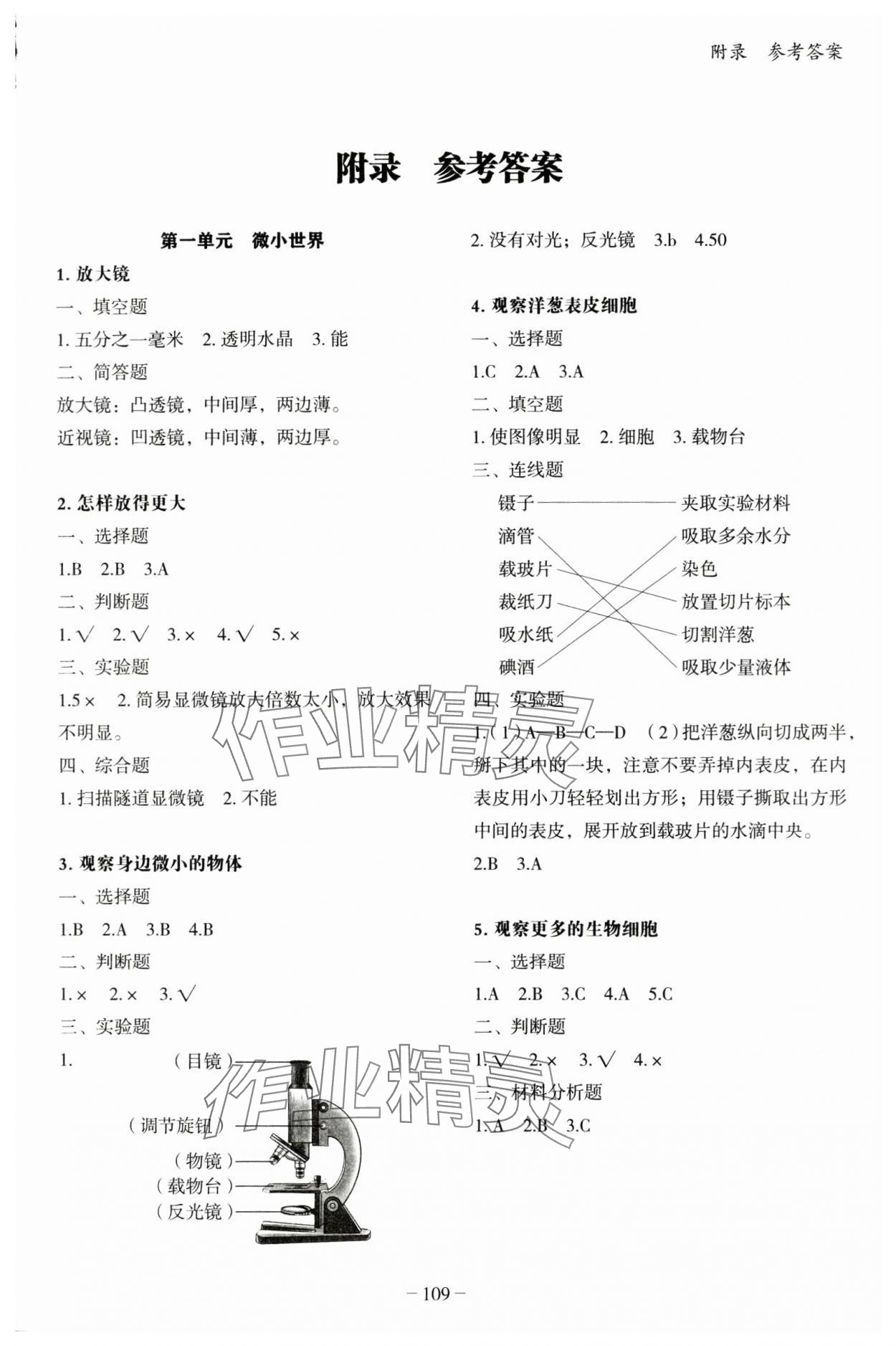 2024年小學(xué)科學(xué)知識(shí)百分百六年級(jí)科學(xué)上冊(cè)教科版 第1頁(yè)