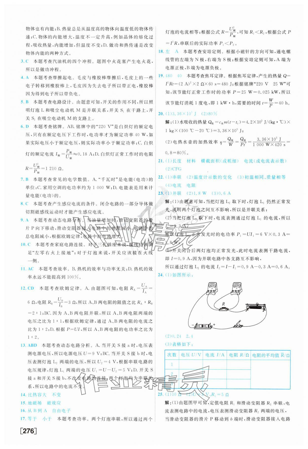 2024年一飞冲天中考模拟试题汇编物理 第20页