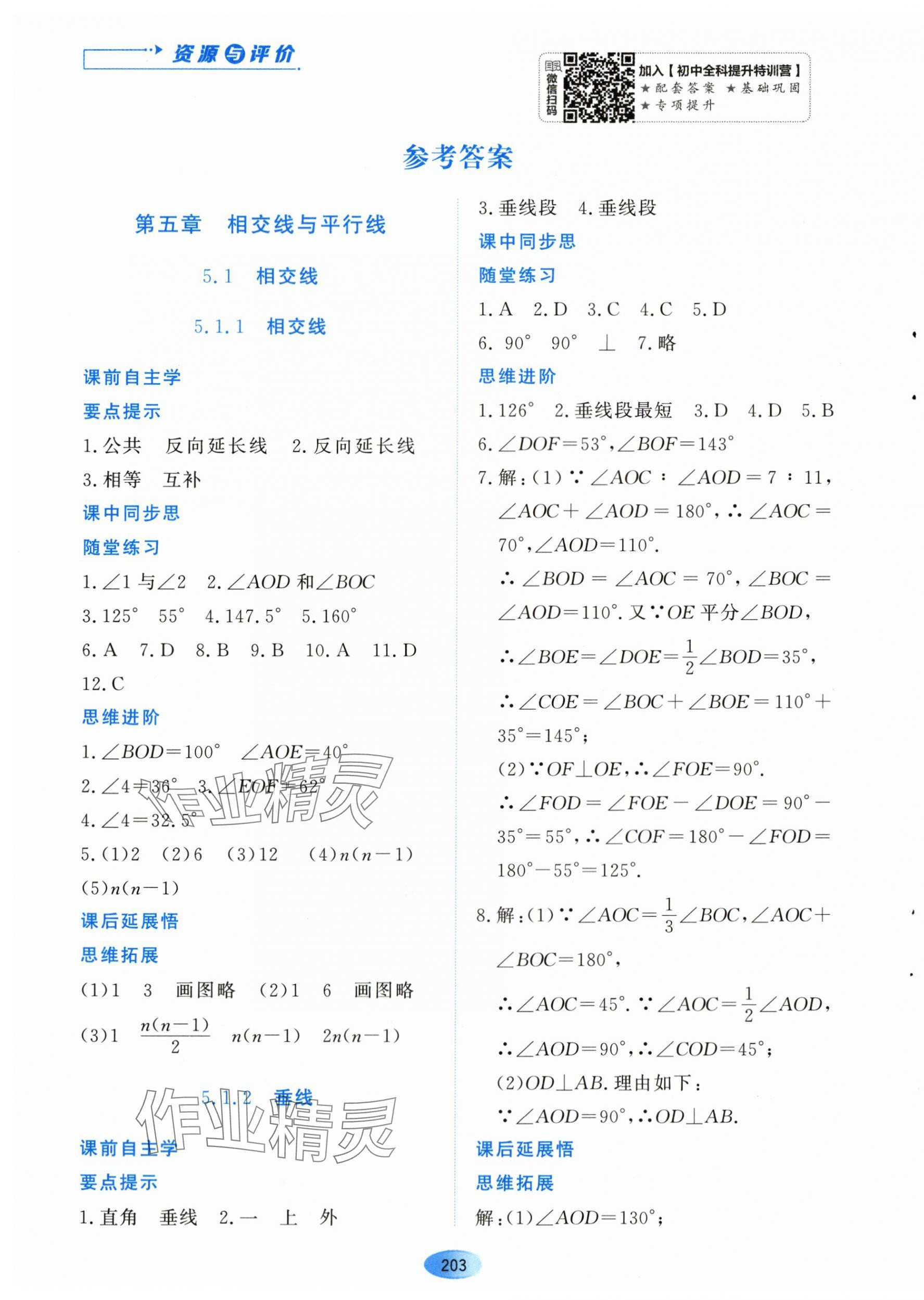 2024年资源与评价黑龙江教育出版社七年级数学下册人教版 第1页