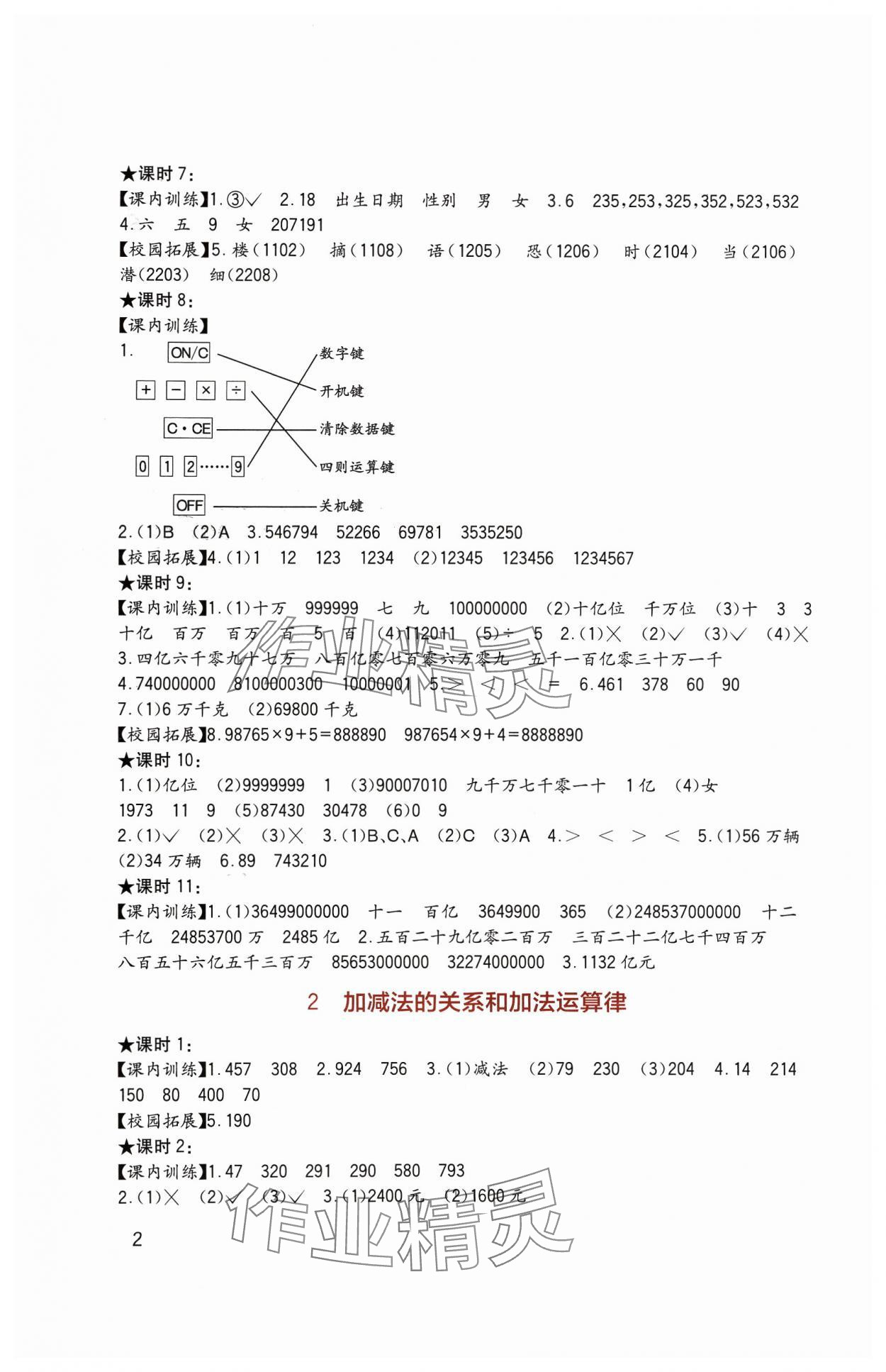 2023年學(xué)習(xí)實(shí)踐園地四年級(jí)數(shù)學(xué)上冊(cè)西師大版 第2頁(yè)