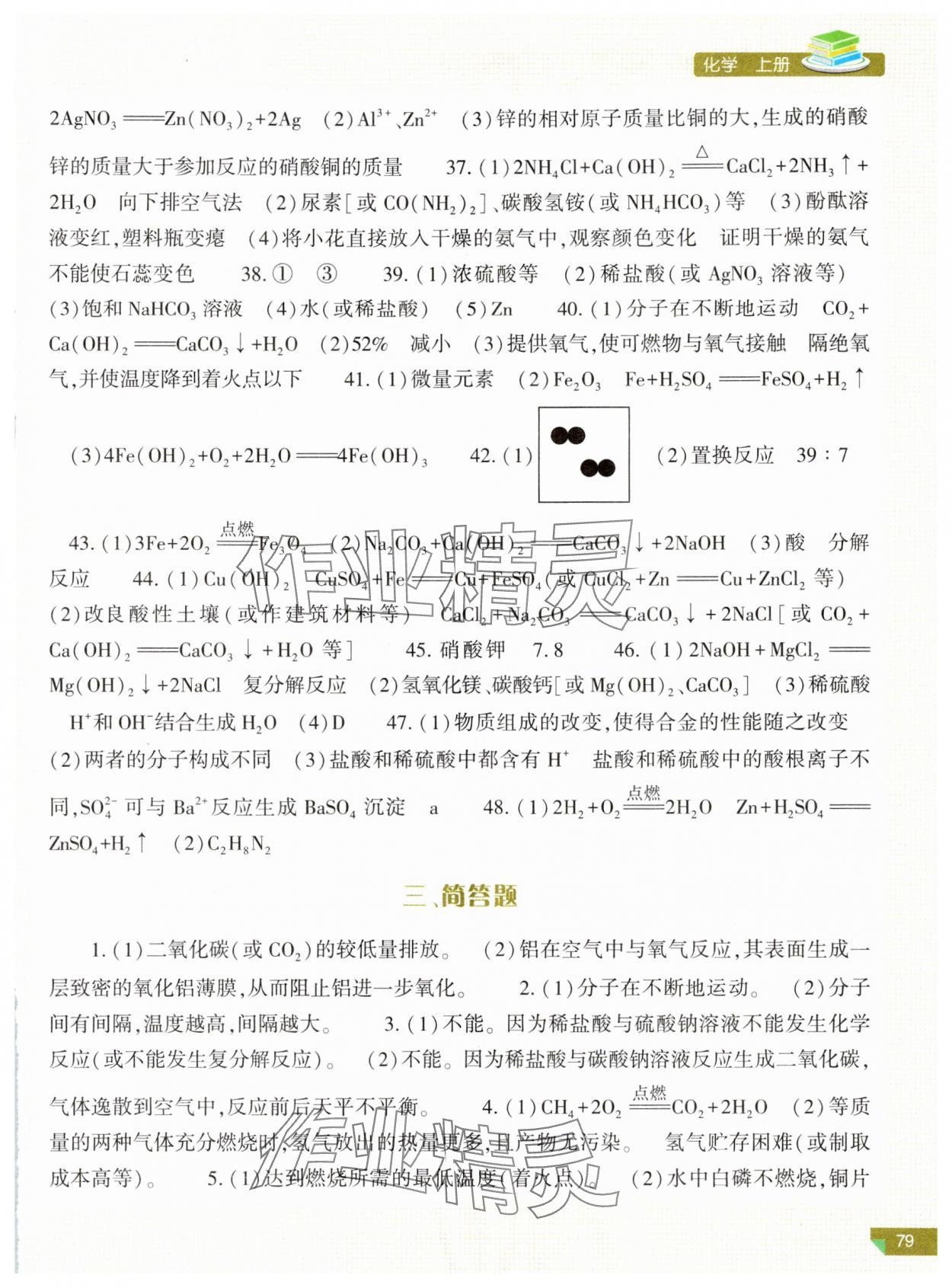 2024年河南省初中学业水平考试解析与检测化学上册 第3页