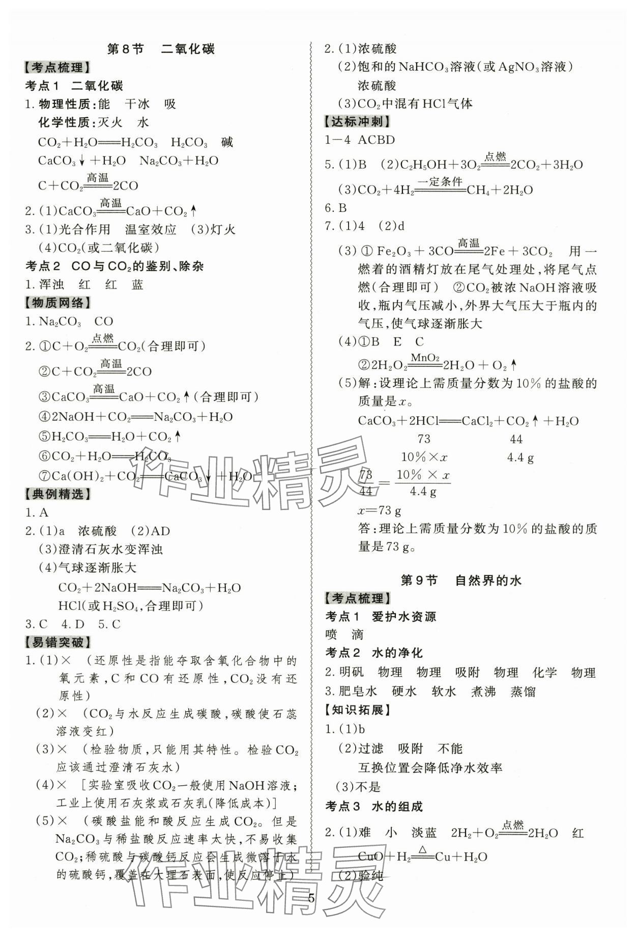 2024年中考沖刺化學(xué)廣東專版 第5頁