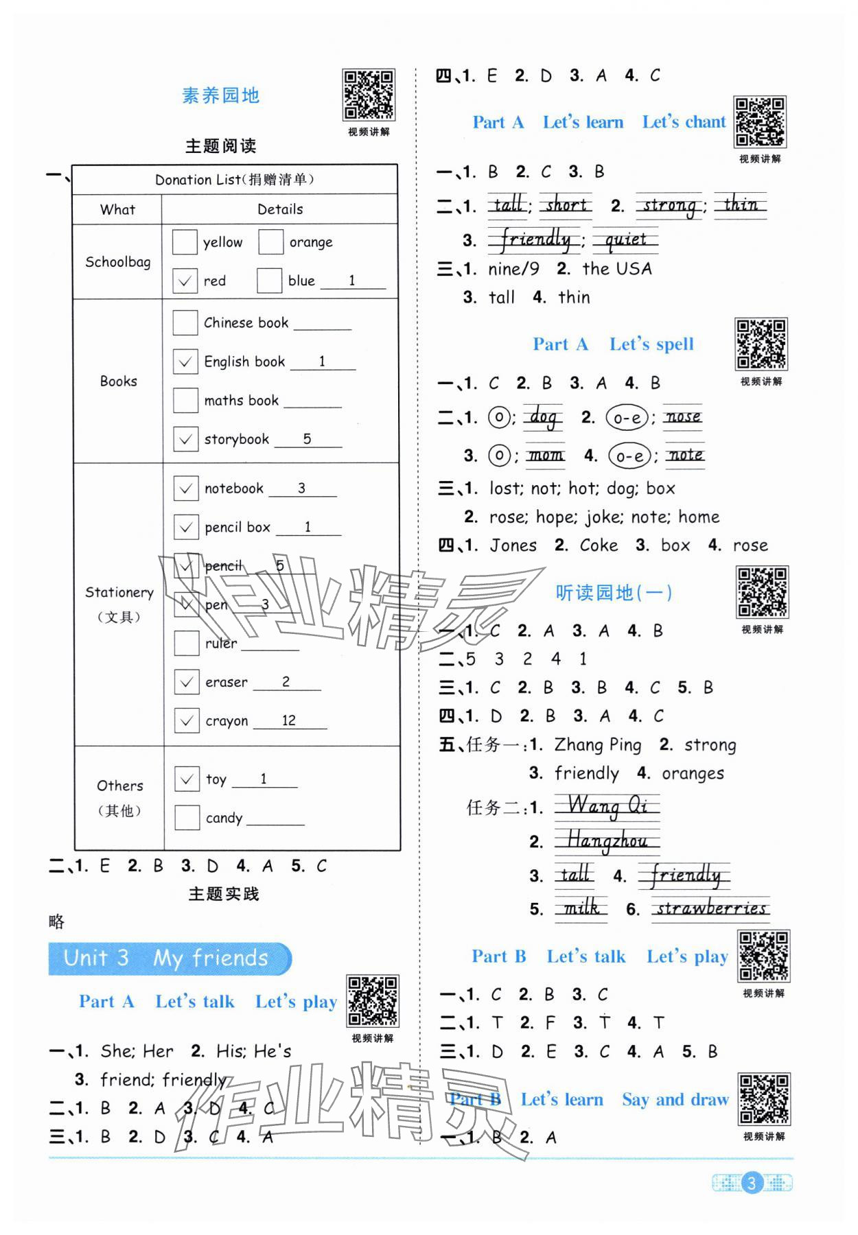 2024年陽(yáng)光同學(xué)課時(shí)達(dá)標(biāo)訓(xùn)練四年級(jí)英語(yǔ)上冊(cè)人教PEP版浙江專版 第3頁(yè)