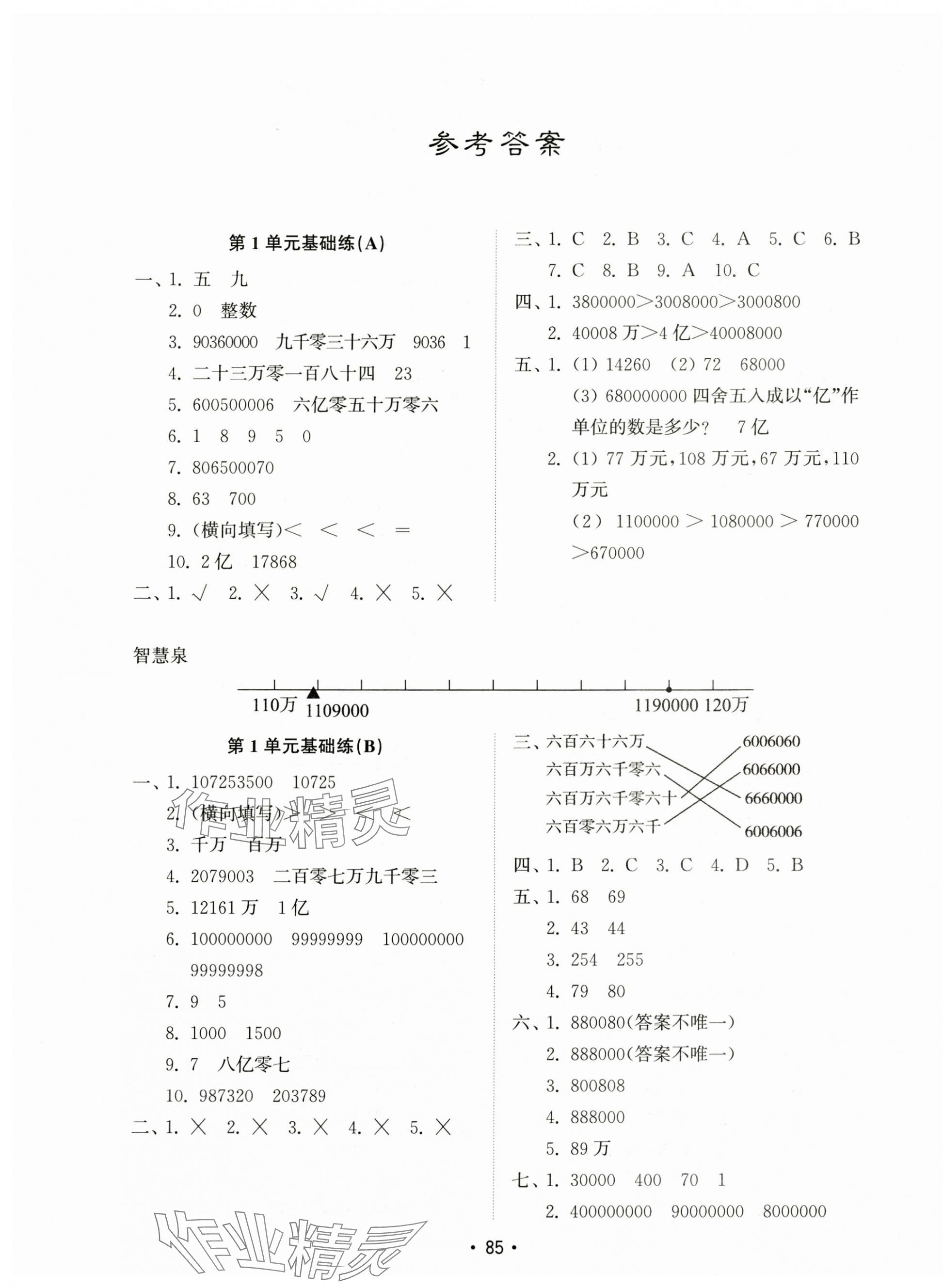 2023年金鑰匙試卷基礎(chǔ)練四年級數(shù)學(xué)上冊人教版 第1頁