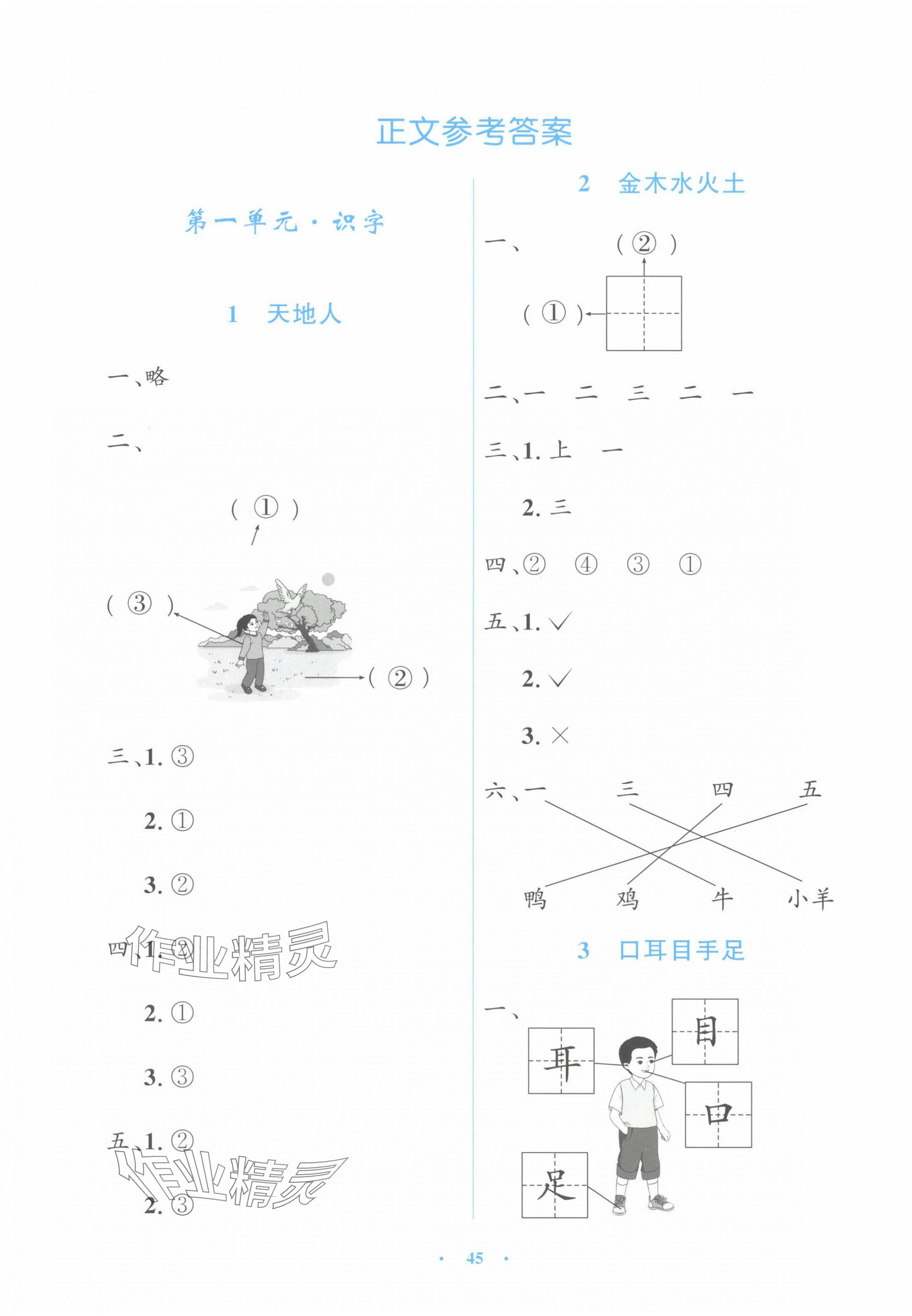 2024年同步測控優(yōu)化設計一年級語文上冊人教版增強版 第1頁