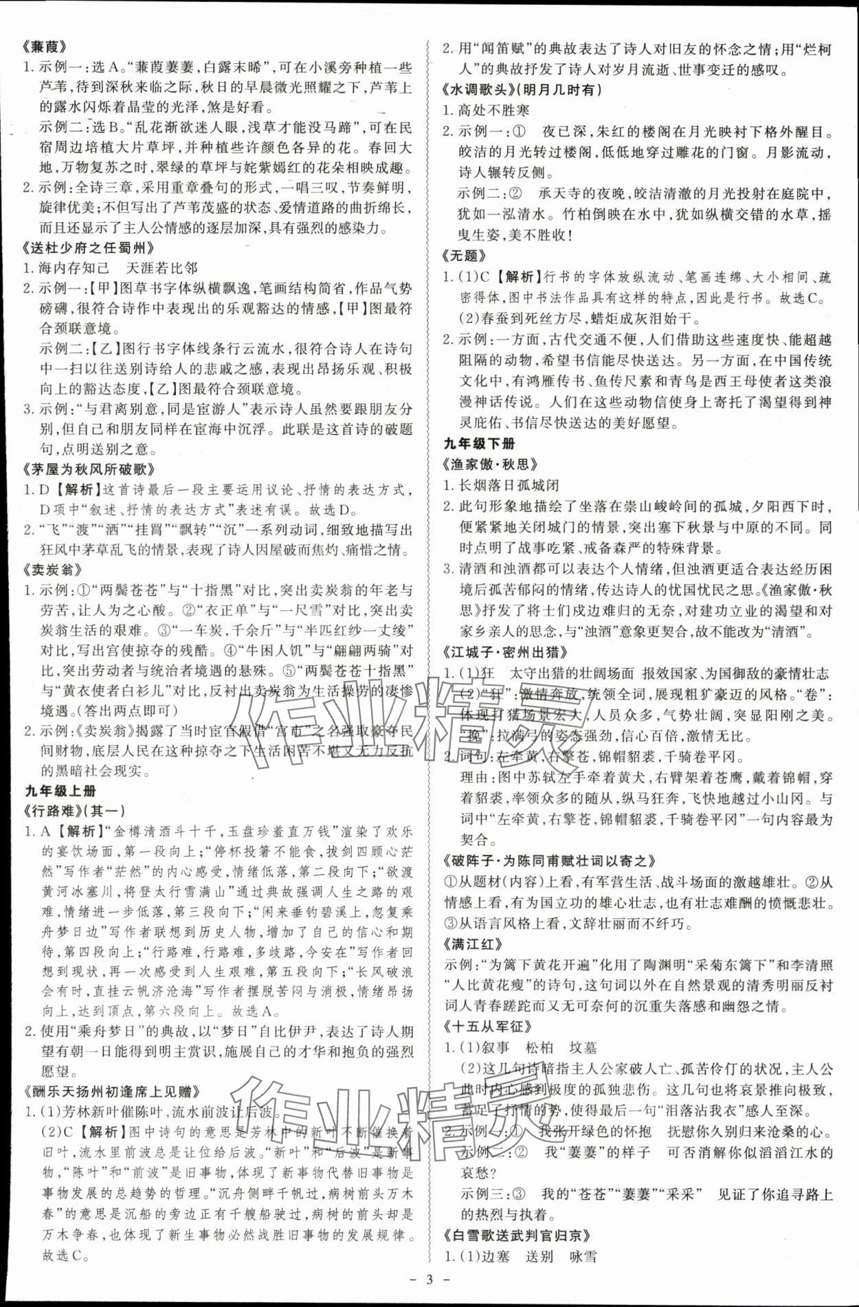 2024年中考冲刺语文广东专版 第3页