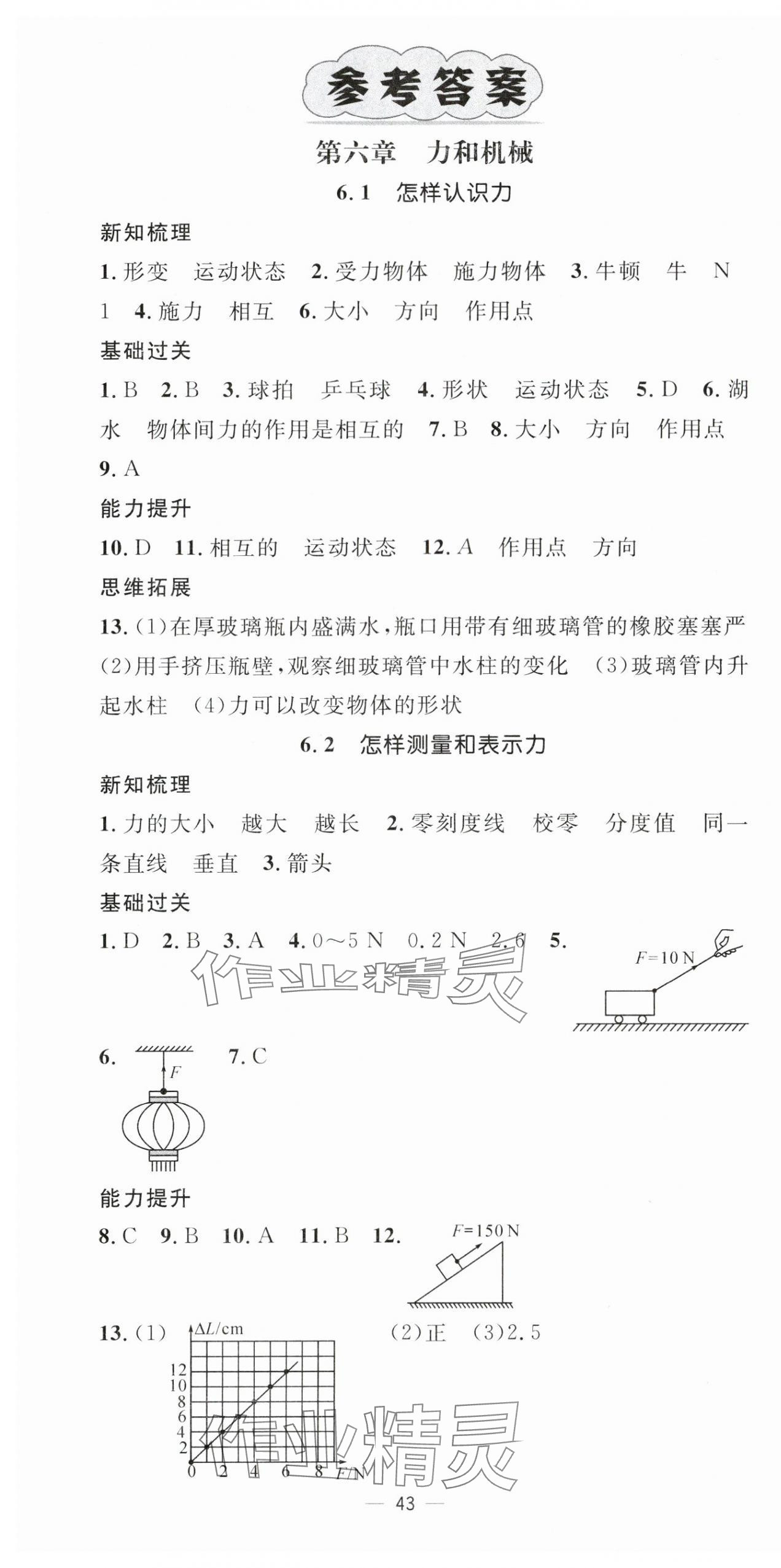 2024年名师测控八年级物理下册沪粤版江西专版 第1页