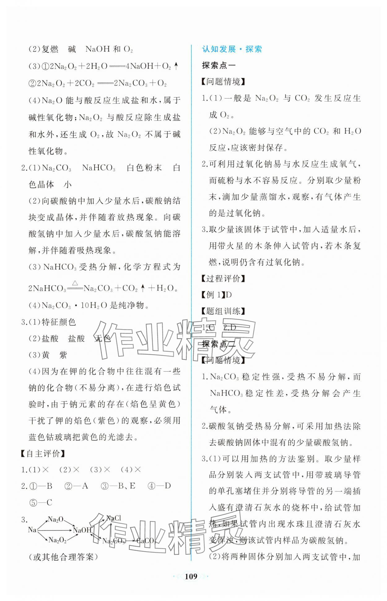 2023年新课程学习评价方案课时练高中化学必修第一册人教版 第11页