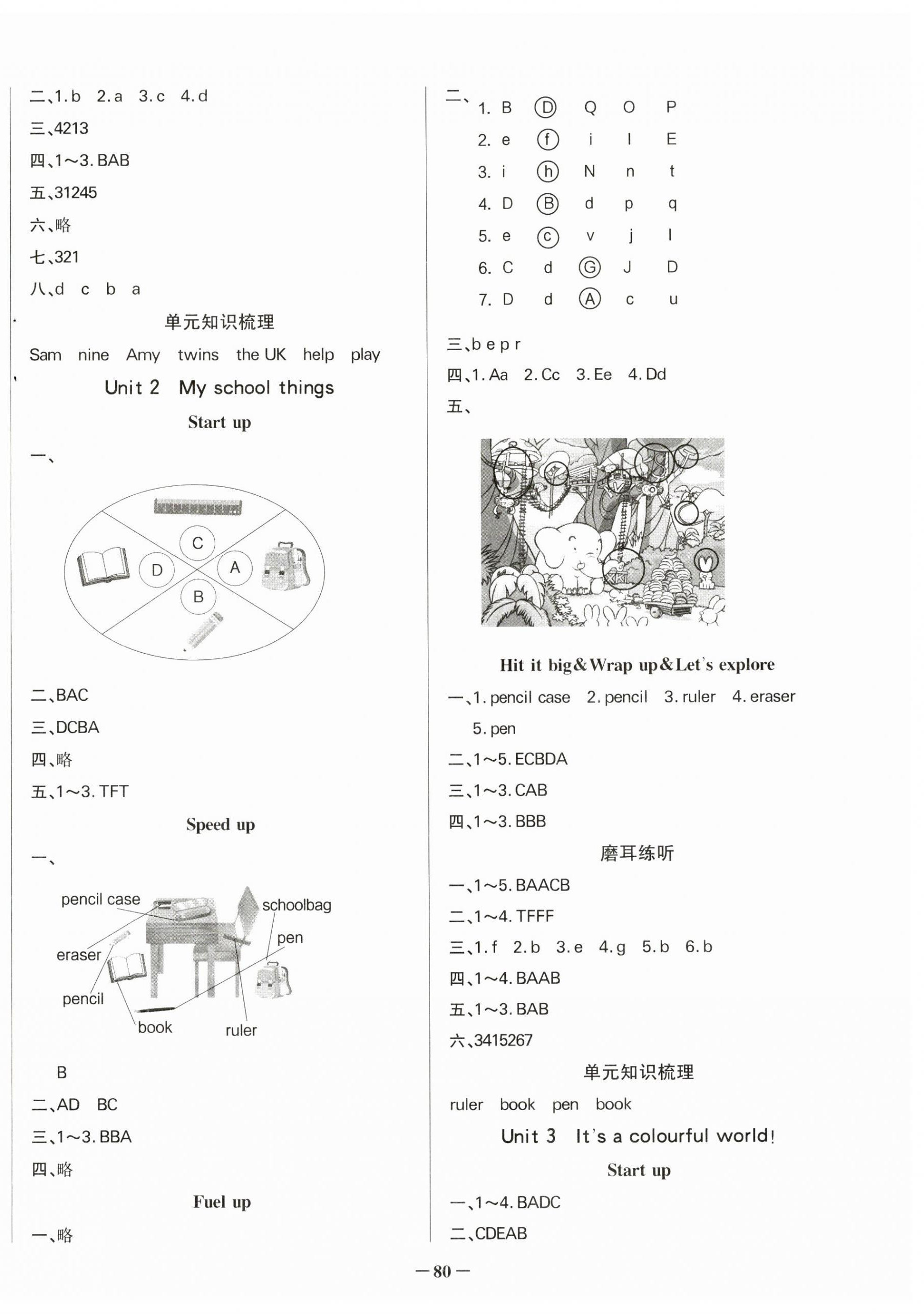 2024年同步導(dǎo)學(xué)與優(yōu)化訓(xùn)練三年級英語上冊外研版 第4頁