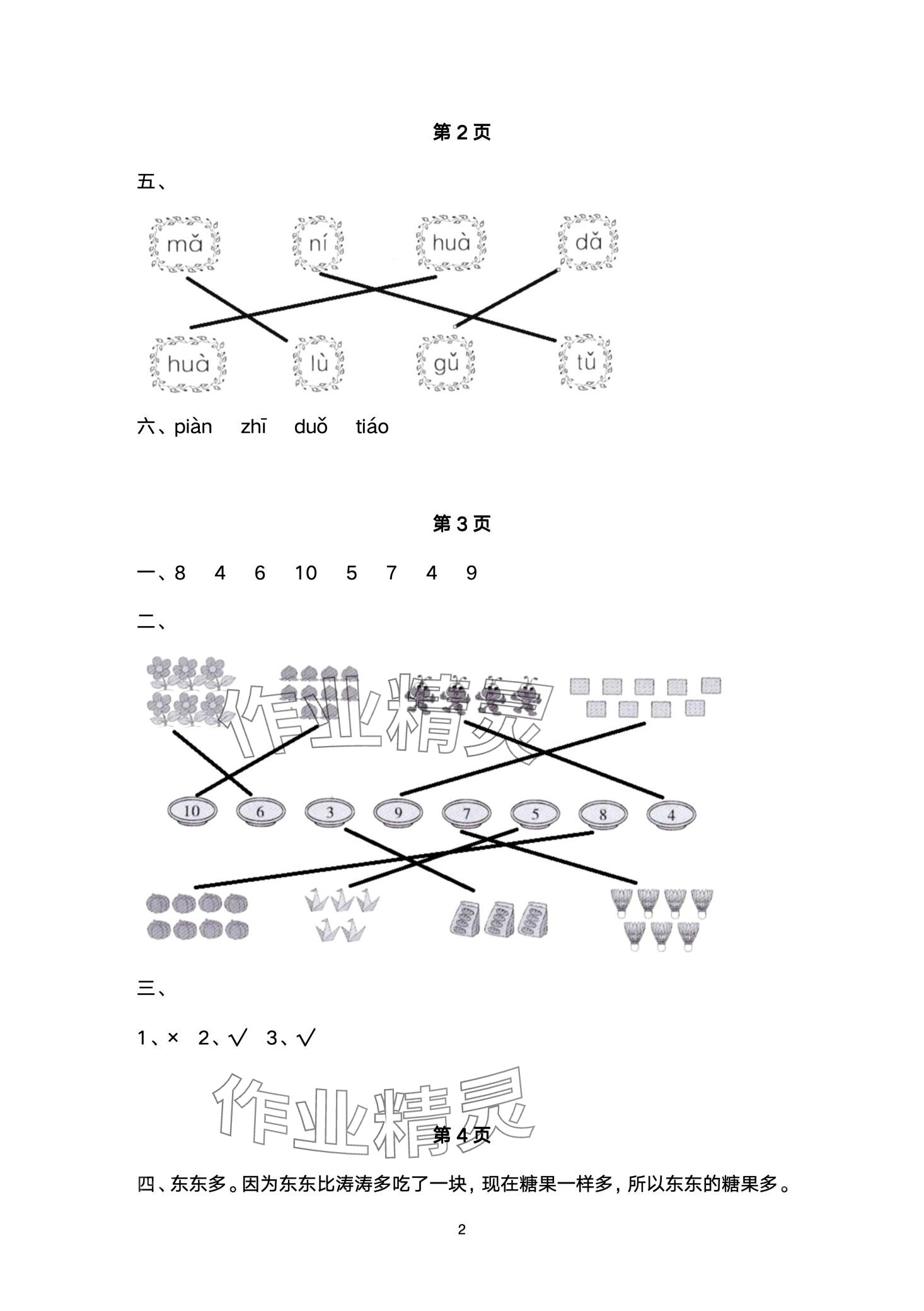 2024年新起點(diǎn)寒假作業(yè)一年級(jí)綜合 第2頁(yè)