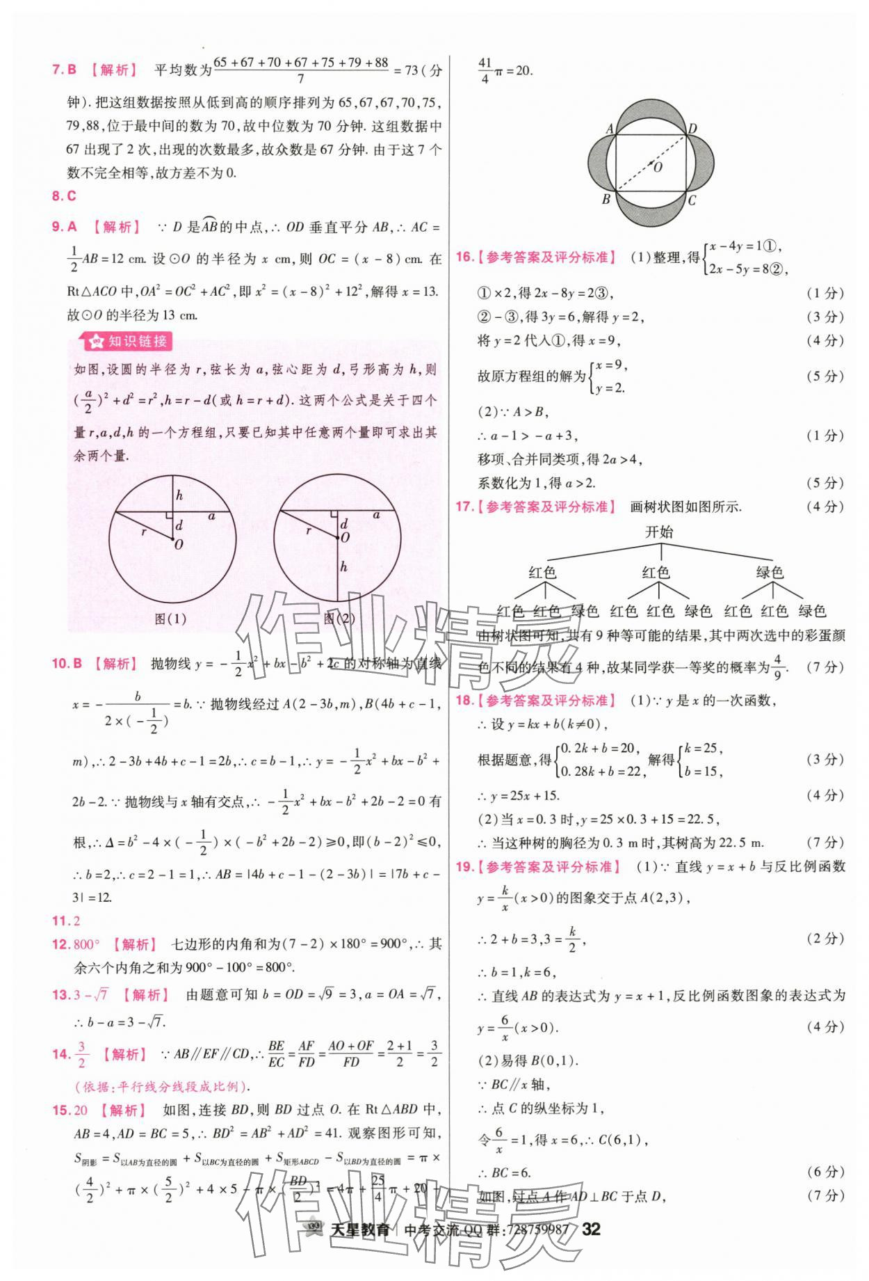 2024年金考卷45套汇编数学广东专版 第32页