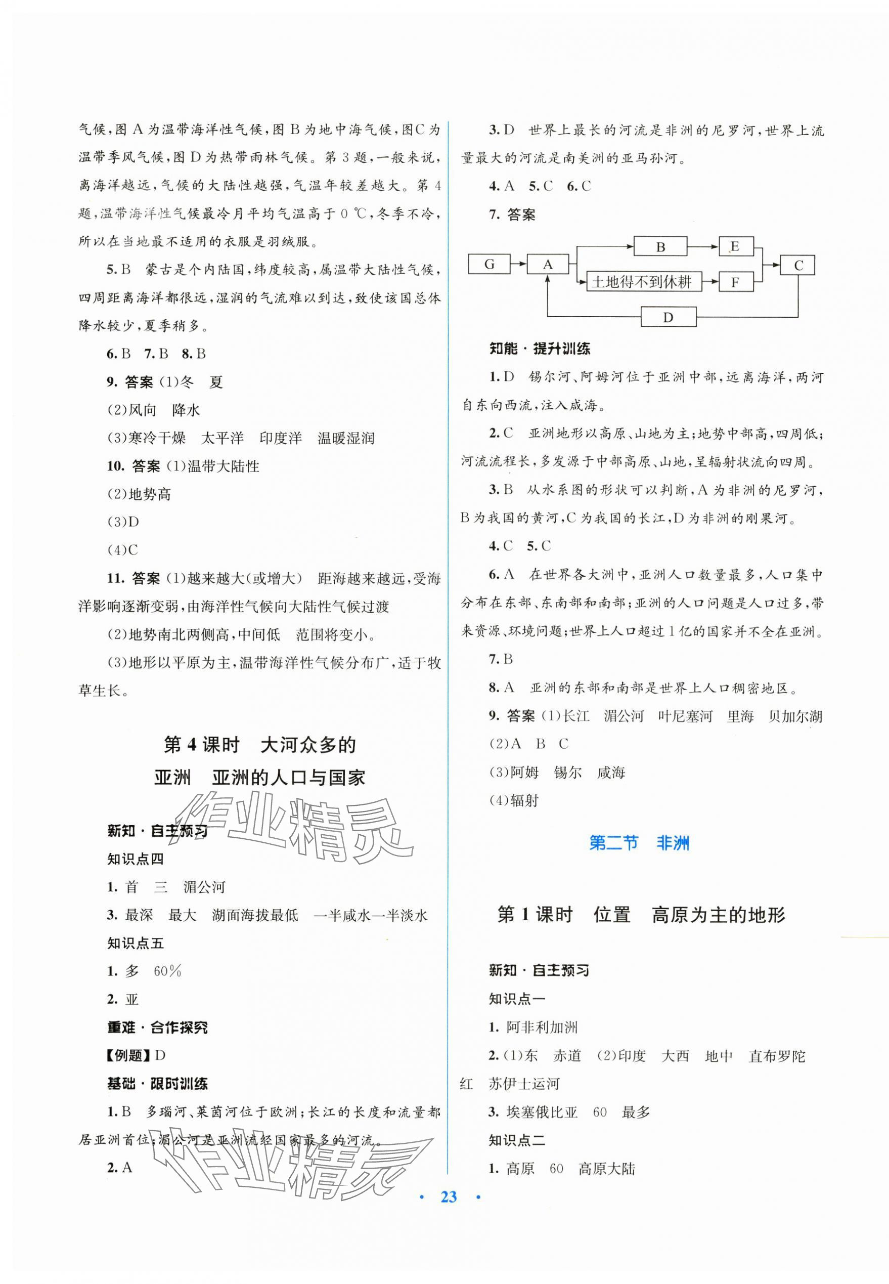 2024年同步測控優(yōu)化設(shè)計(jì)七年級地理下冊湘教版 第3頁