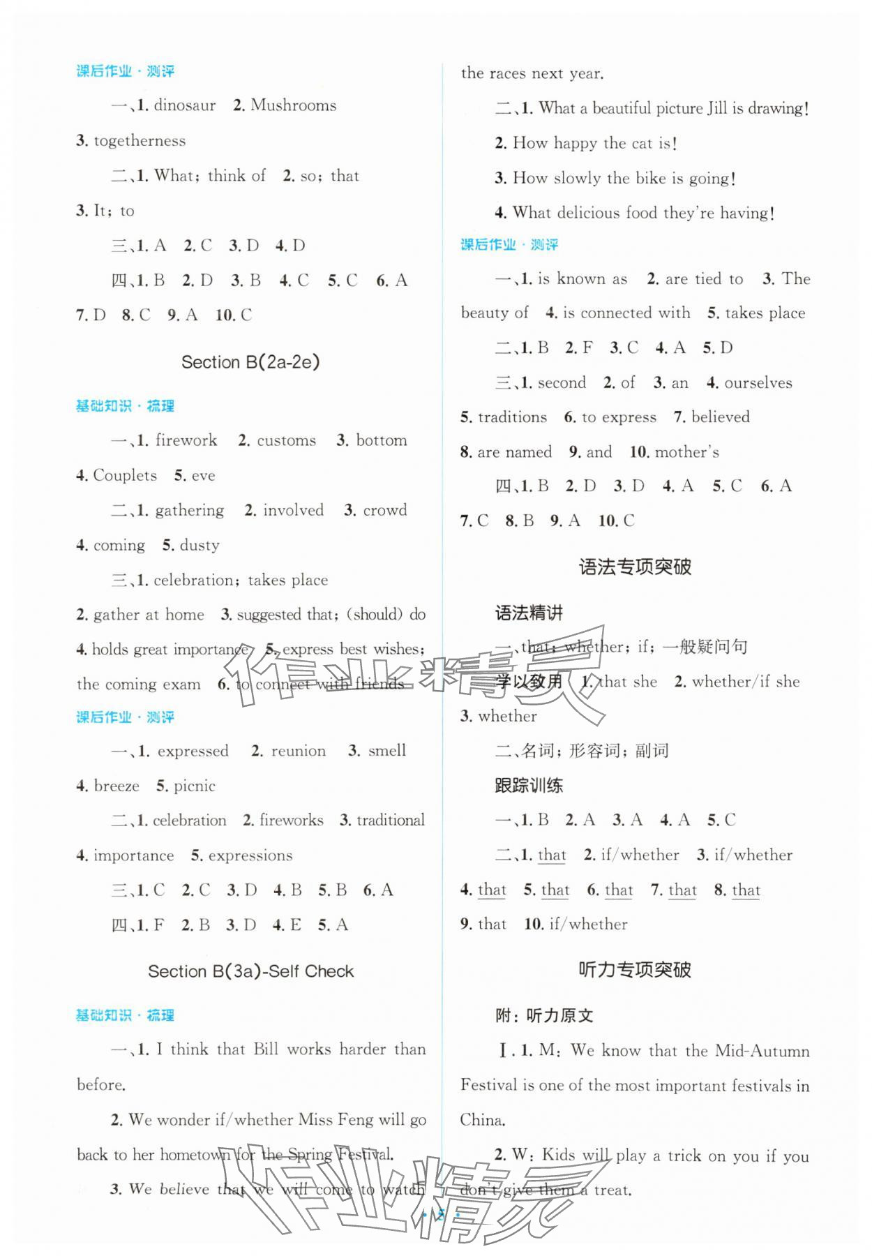 2024年人教金學(xué)典同步解析與測評學(xué)考練九年級英語全一冊人教版 第5頁