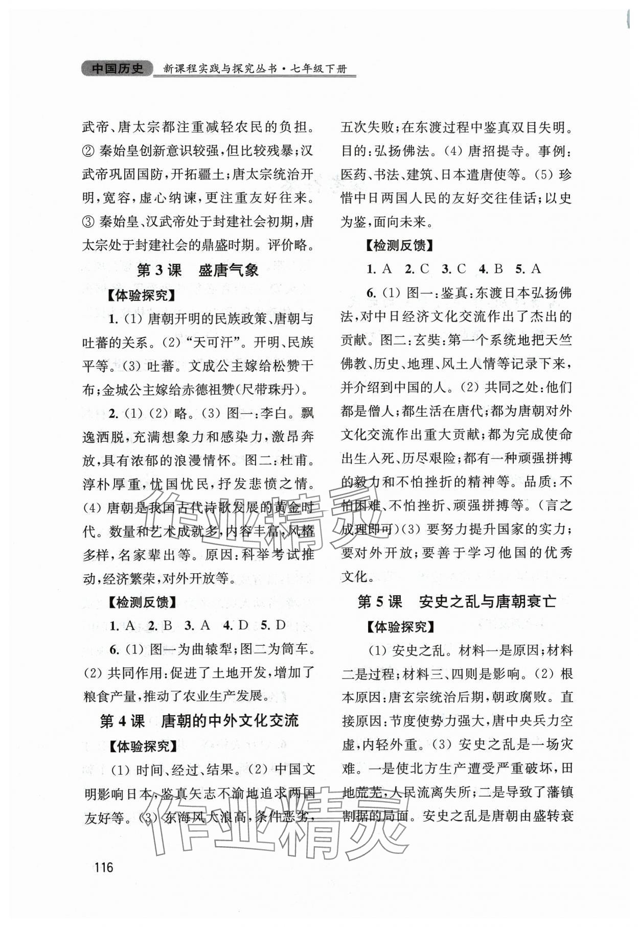 2024年新課程實(shí)踐與探究叢書七年級(jí)歷史下冊(cè)人教版江蘇專版 第2頁