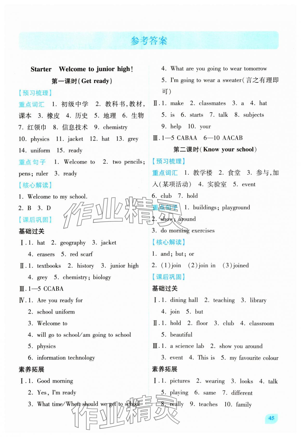 2024年績(jī)優(yōu)學(xué)案七年級(jí)英語(yǔ)上冊(cè)外研版 第1頁(yè)